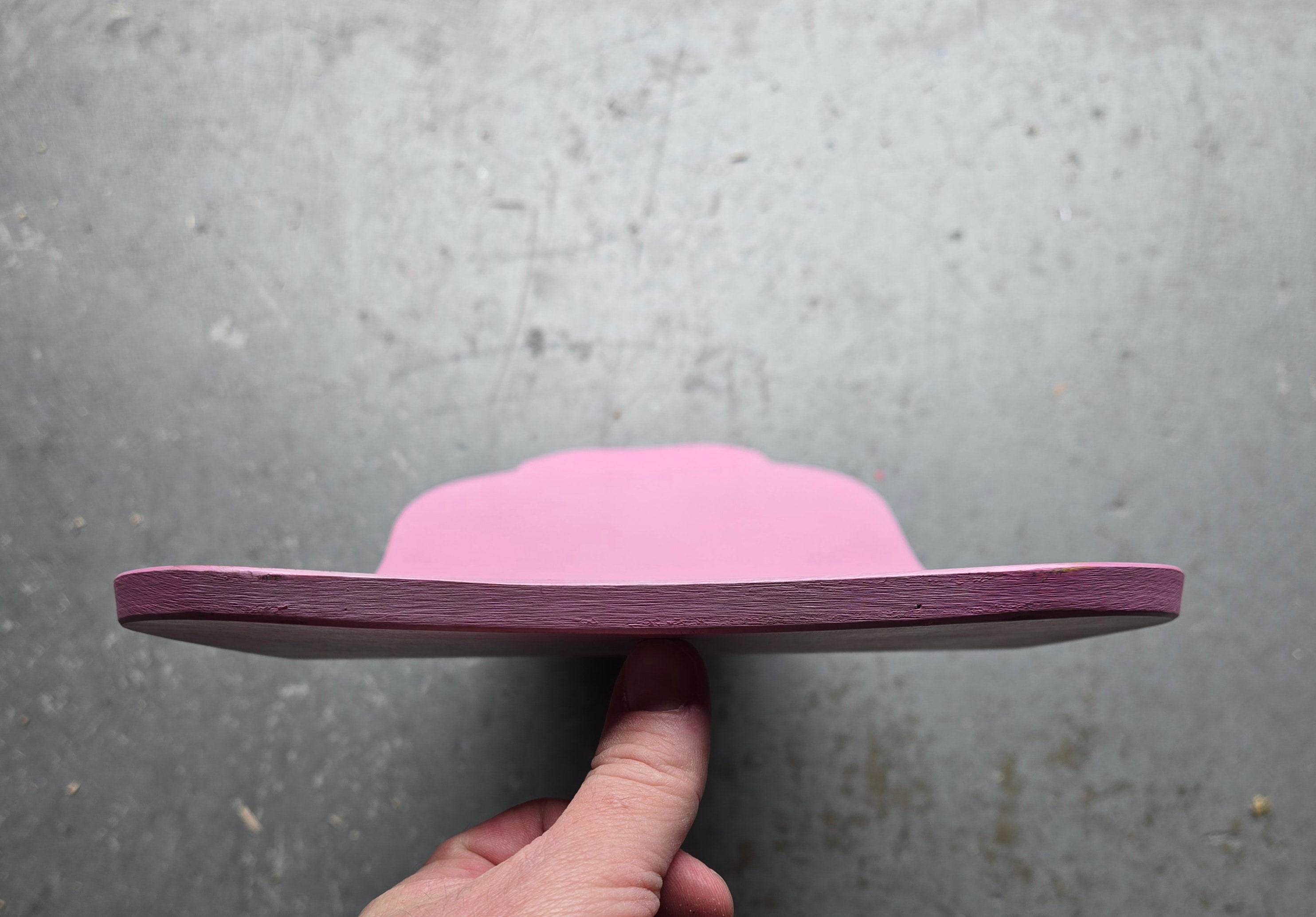 Vintage 80s Hosoi Skateboard Deck - Matte Pink Finish | Classic Retro Skateboard for Collectors & Skaters | Perfect for Street Skating, Wall Decor & Vintage Collections