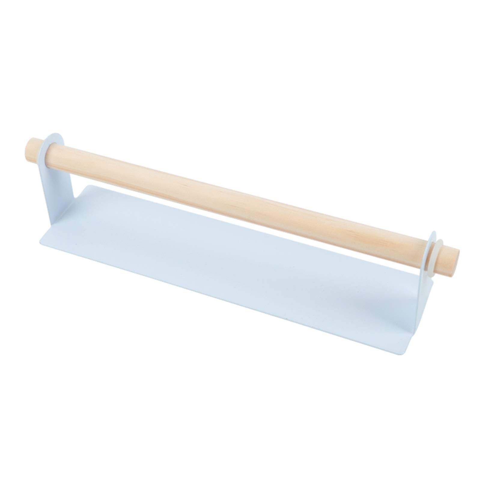 Wooden Bathroom Towel Rack & Kitchen Cabinet Organizer - Space Saving Storage Shelf for Towels, Toilet Paper & Cling Film | Perfect for Small Bathrooms & Organized Kitchens