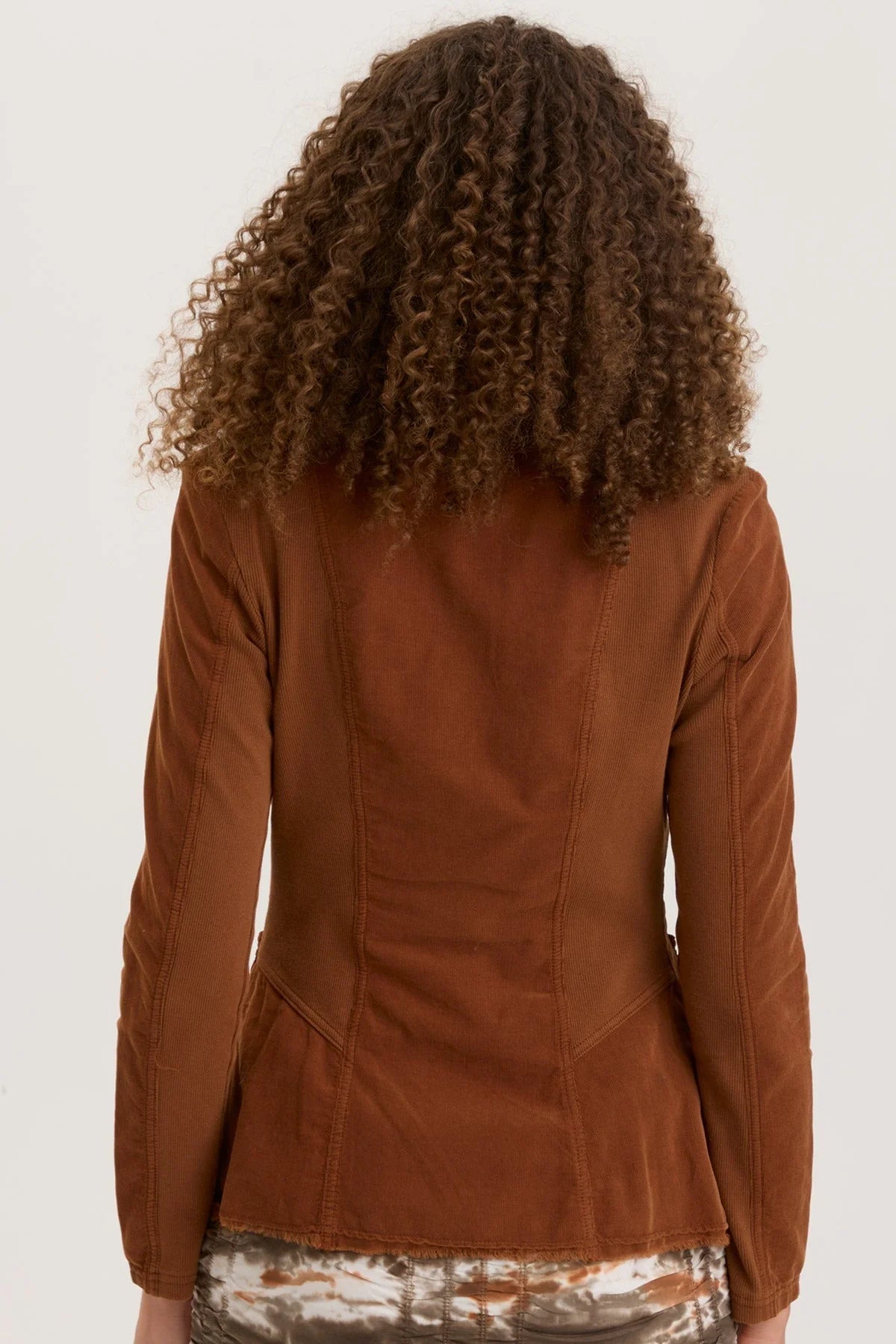 Premium Cord Raphael Blazer in Russet Pigment - Stylish Men's Corduroy Jacket for Fall & Winter Fashion, Business Casual & Office Wear