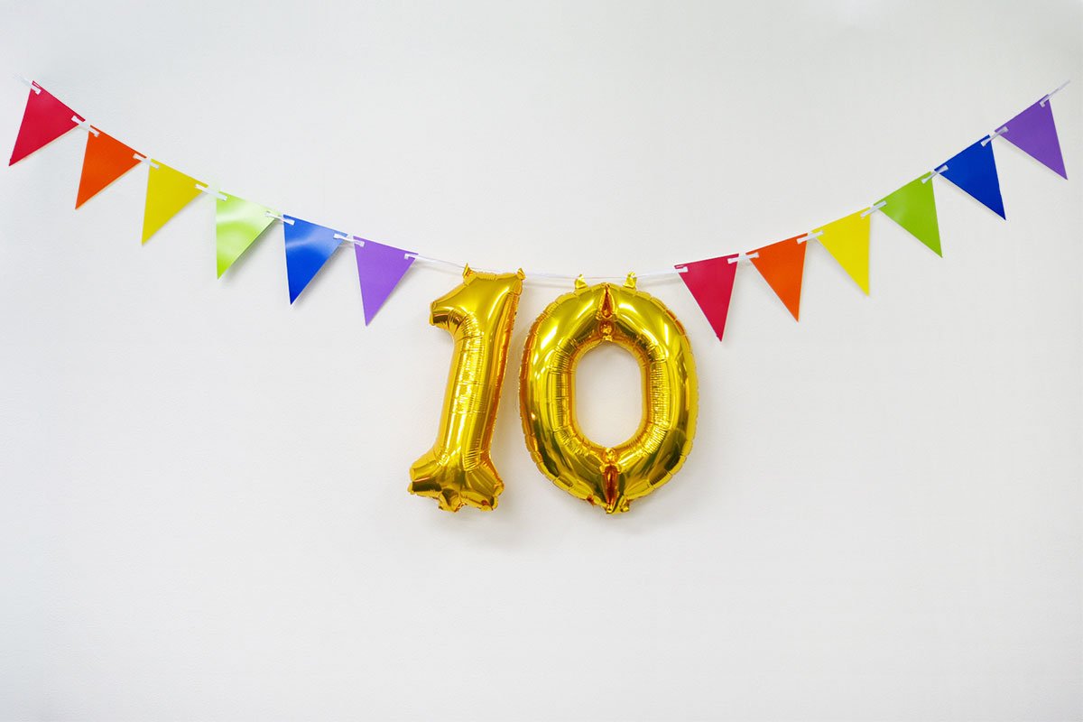 Colorful Rainbow Medium Paper Pennant Bunting Banner - Perfect for Birthday Parties, Baby Showers & Festive Decorations