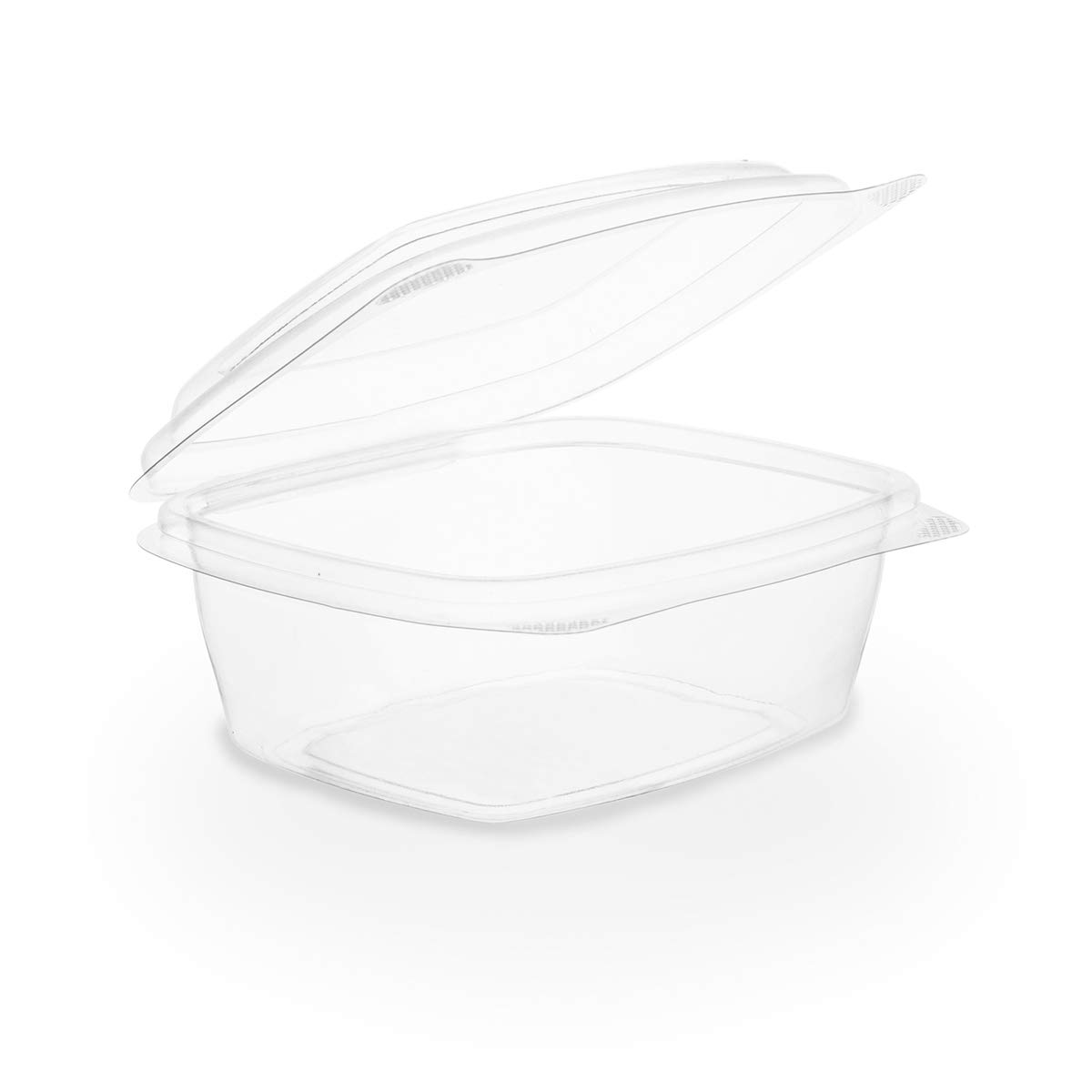 Eco-Friendly 8oz Compostable Hinged Deli Containers - 300 Pack, PLA Plastic Meal Prep Box with Lid, Plant-Based Renewable Material, Leak-Proof for Freshness | Perfect for Takeout, Food Storage & Catering