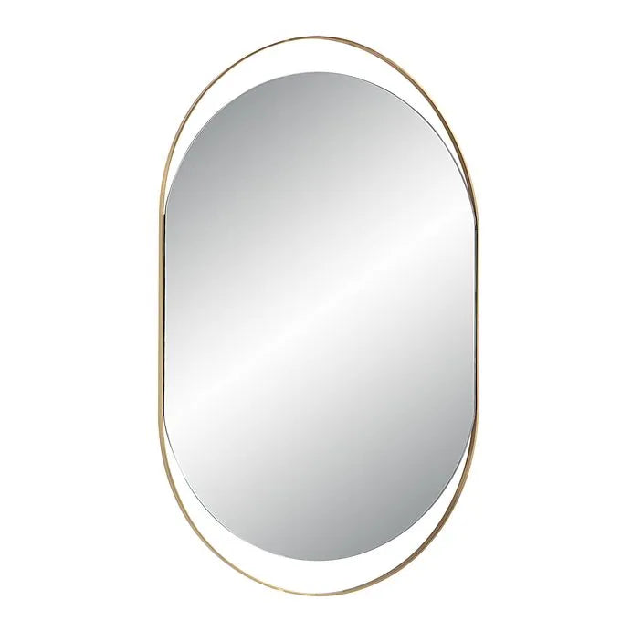Elegant Ecru Wall Mirror - Vintage Style Decorative Mirror for Living Room, Bedroom & Entryway - Perfect for Home Decor & Interior Design