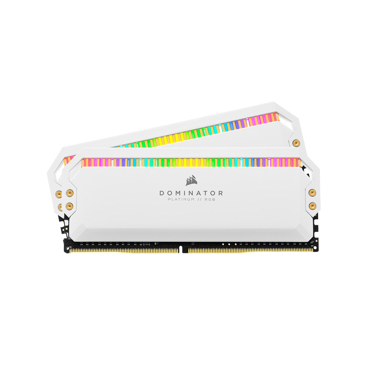 Corsair Dominator Platinum RGB 16GB (2x8GB) DDR4 3200MHz C16 White - Premium Gaming RAM for PC Builds, Streaming & Content Creation