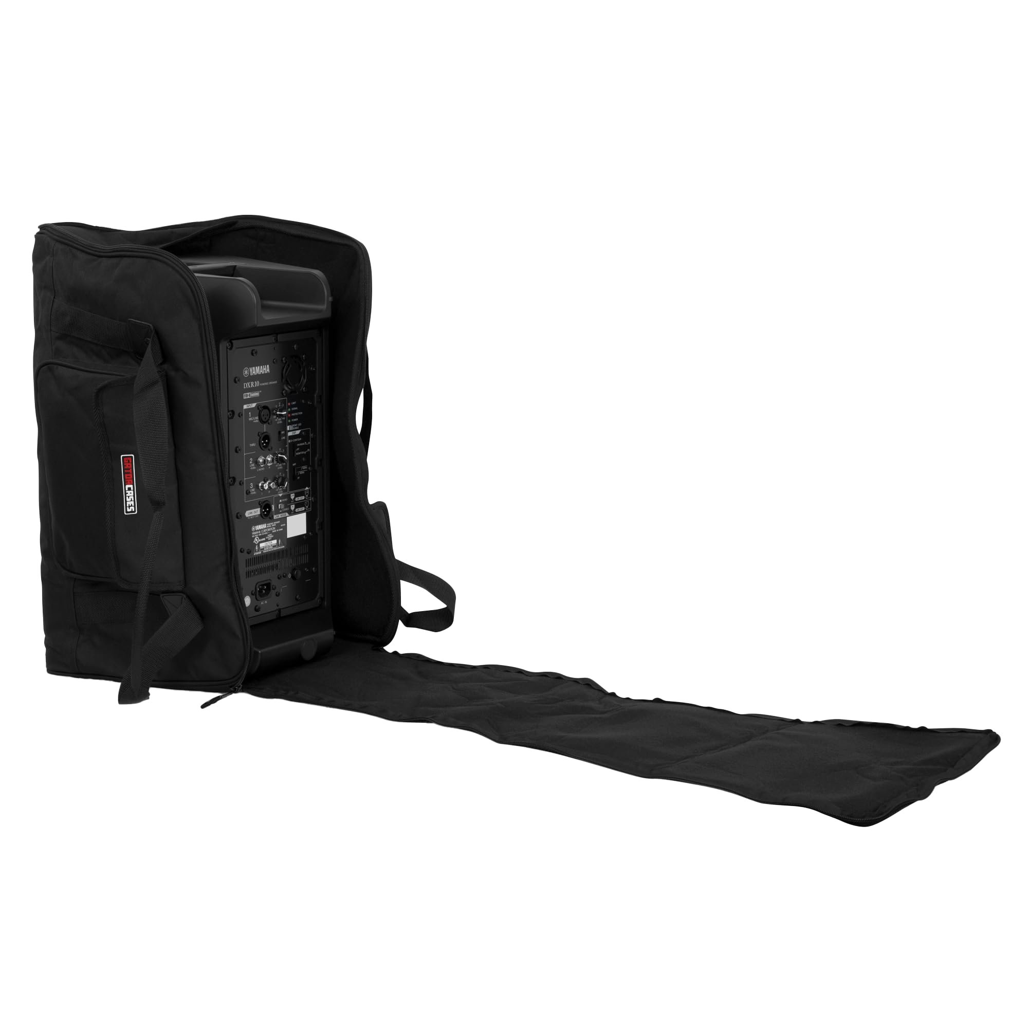 Gator GPA-TOTE10 Heavy-Duty 10-Inch Speaker Tote Bag - Durable Protective Carrying Case for PA Systems, DJ Equipment & Live Sound Gear - Perfect for Gigs, Concerts & Studio Use