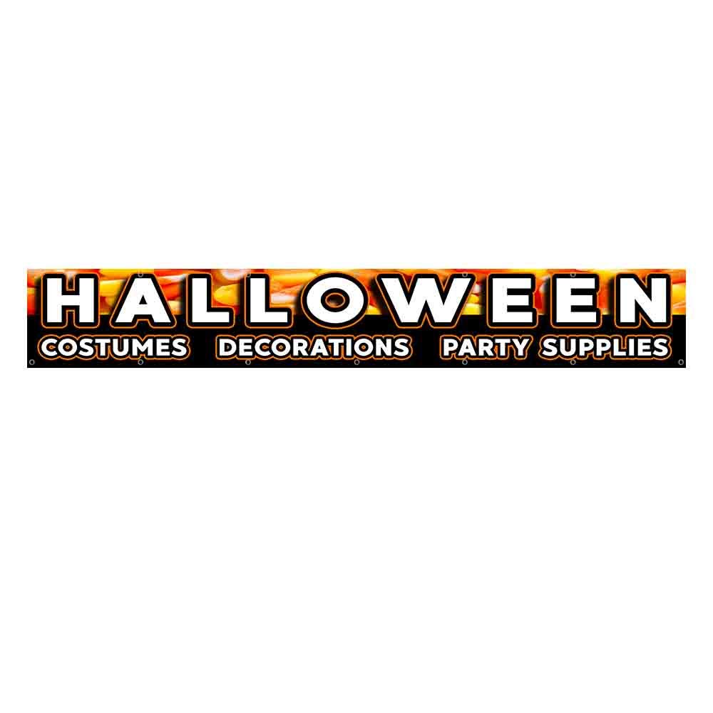 Halloween Costumes & Decorations - Extra Large 13 oz Heavy-Duty Vinyl Banner with Metal Grommets - Perfect for Halloween Parties, Home Decor & Outdoor Displays