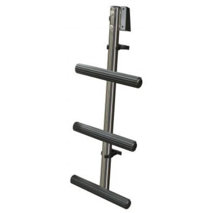 JIF Marine EES Sport Diver Transom Ladder - Heavy Duty Stainless Steel Boat Ladder for Easy Water Access | Perfect for Swimming, Diving & Water Sports