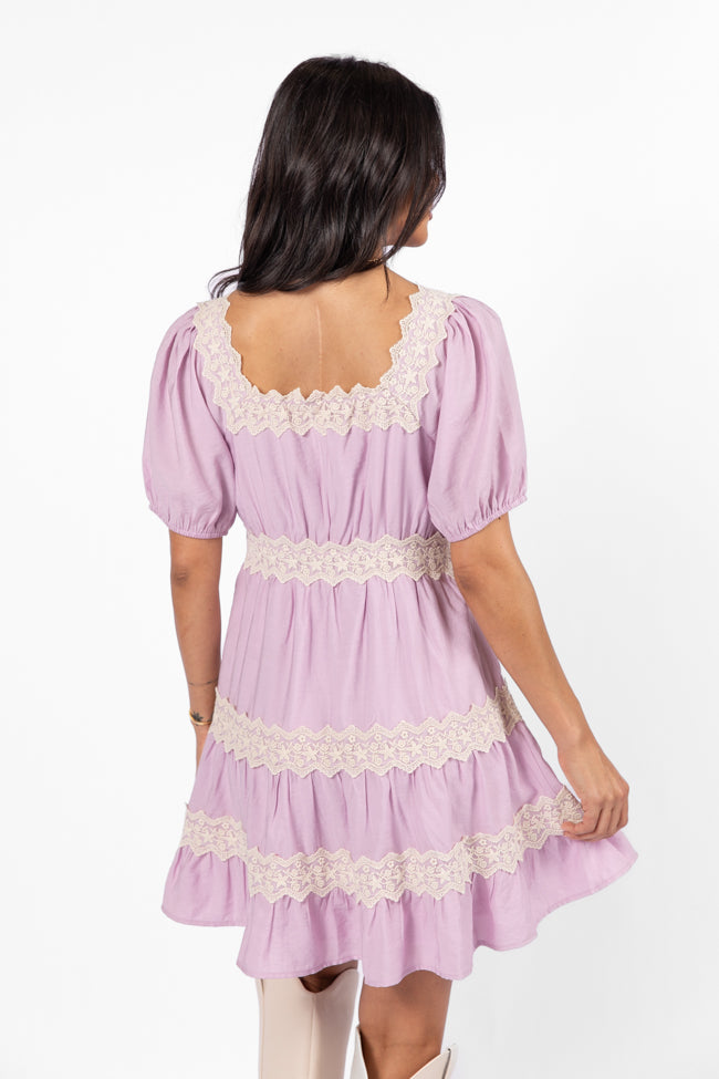 Pink Lace Trim Mini Dress - Flirty Summer Party Dress for Women | Perfect for Dates, Cocktails & Beach Vacations