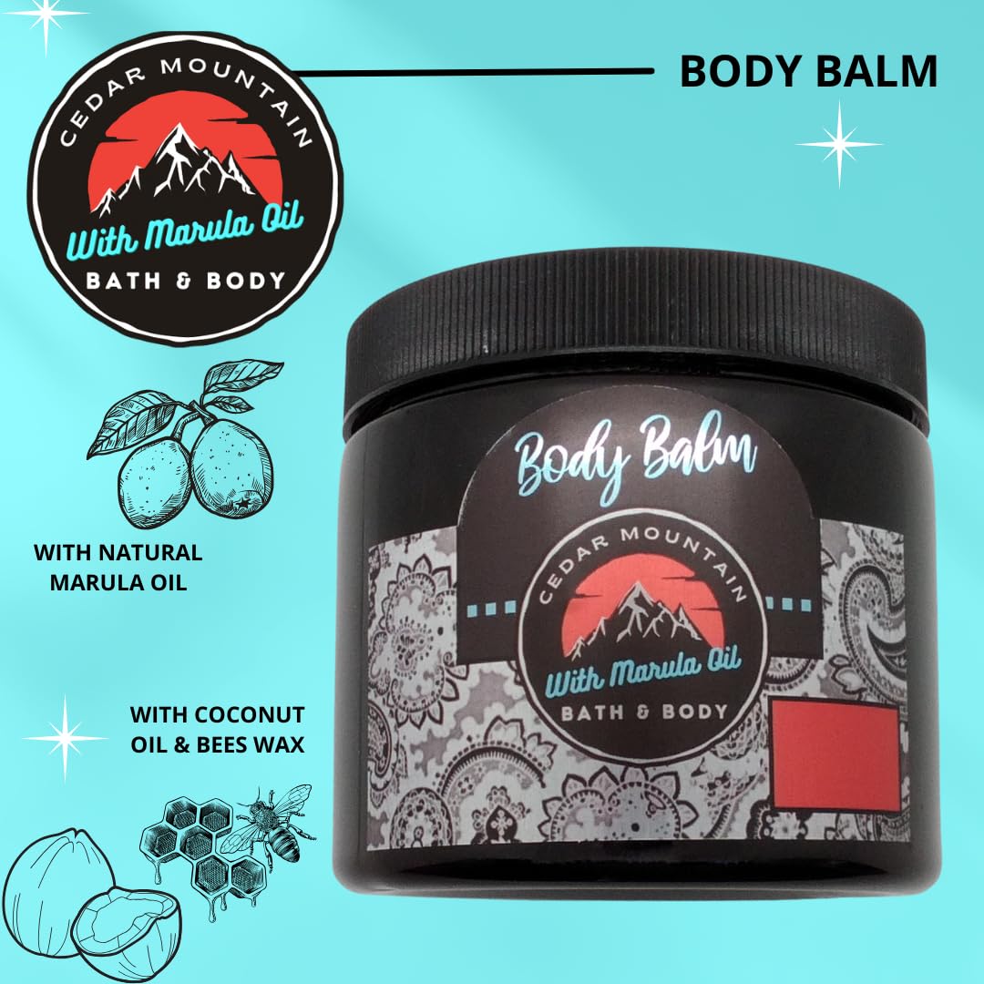 Drunken Pina Colada Scented Body Balm with Marula Oil - 16 Oz (2 Pack) | Moisturizing Skin Care for Dry Hands & Feet | Tropical Coconut Fragrance for Spa Day & Relaxation