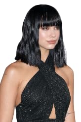 KYNA Clip In Synthetic Front Hair Extension - Dark Brown Fringe Bang for Women & Girls | Easy to Use, Natural Look | Perfect for Parties, Cosplay & Daily Styling