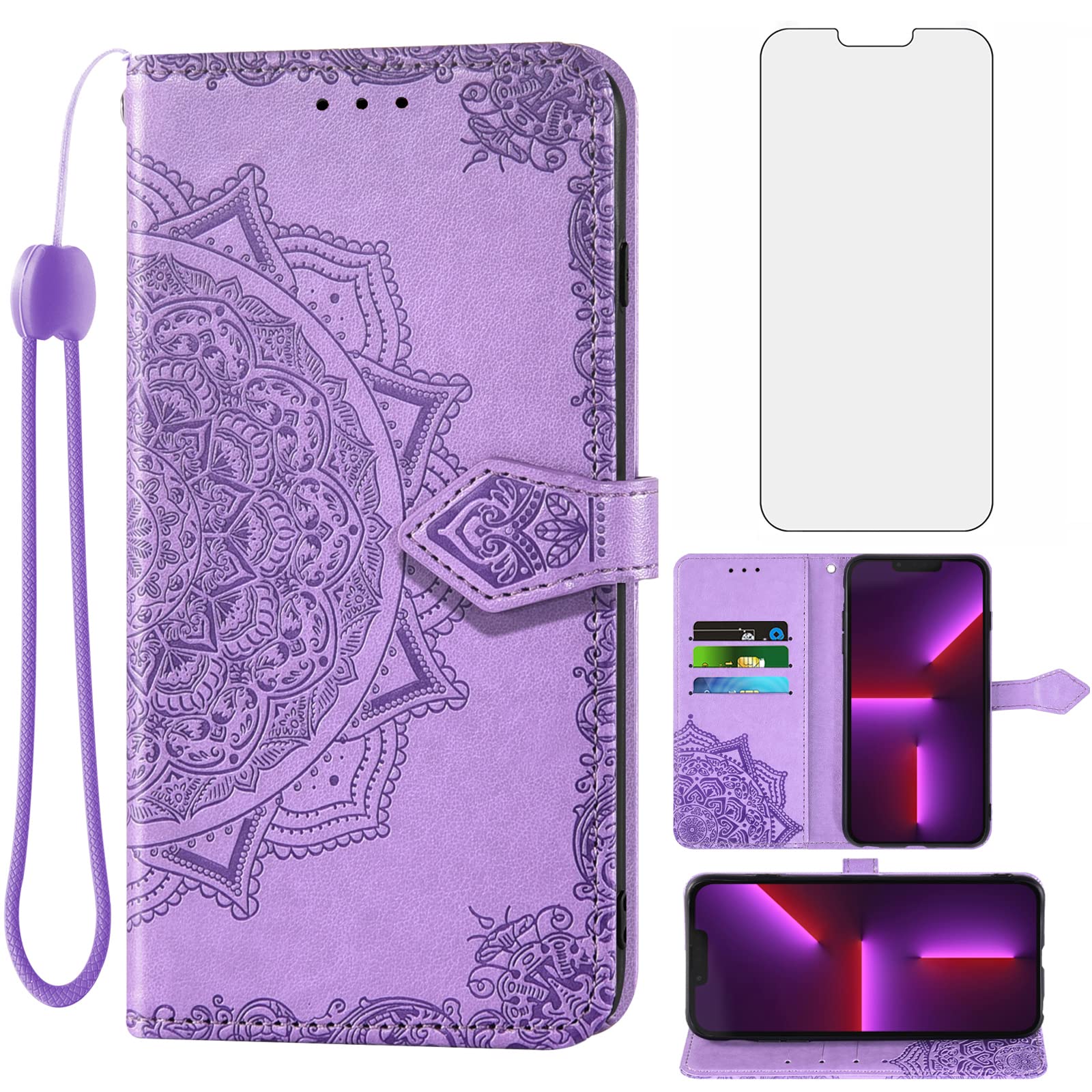 iPhone 13 Pro Wallet Case with Card Holder & Stand | 6.1