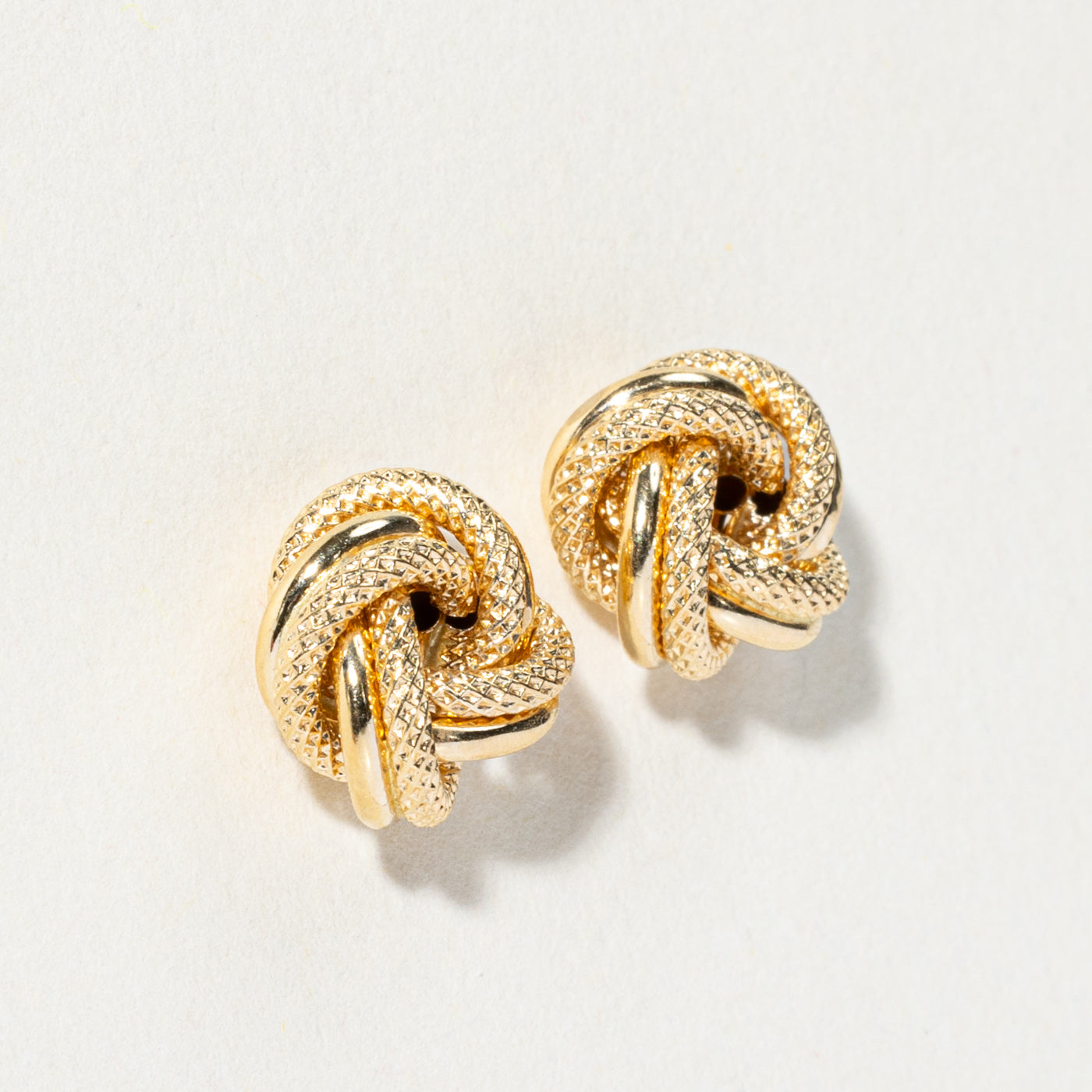 18K Yellow Gold Knot Earrings for Women - Elegant Dainty Hoop Earrings for Everyday Wear, Gift for Her, Anniversary, Birthday, Valentine's Day