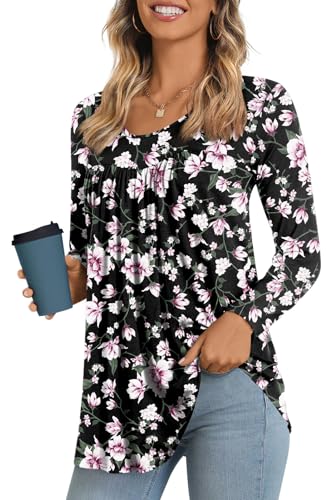 Flower Pink Black