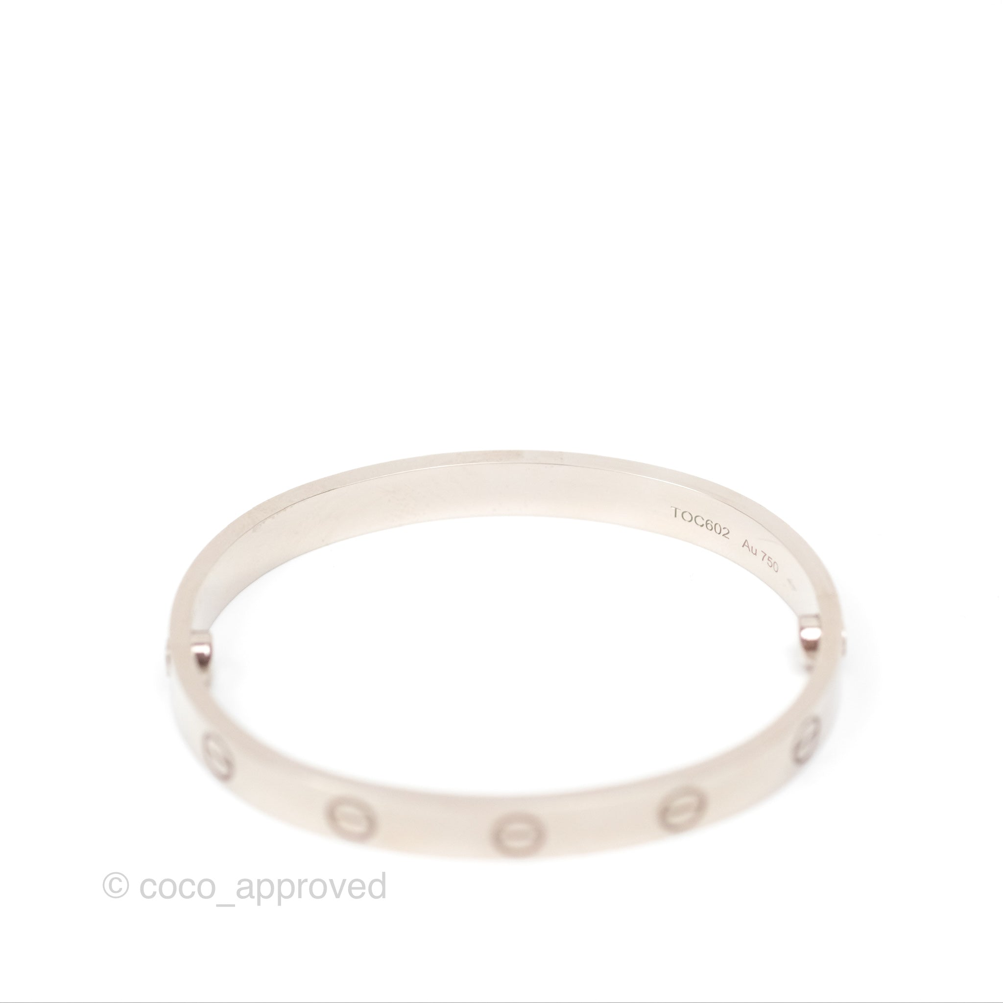 Cartier Love Bracelet in 18K White Gold - Luxury Diamond Bracelet for Women, Perfect for Anniversaries & Special Occasions