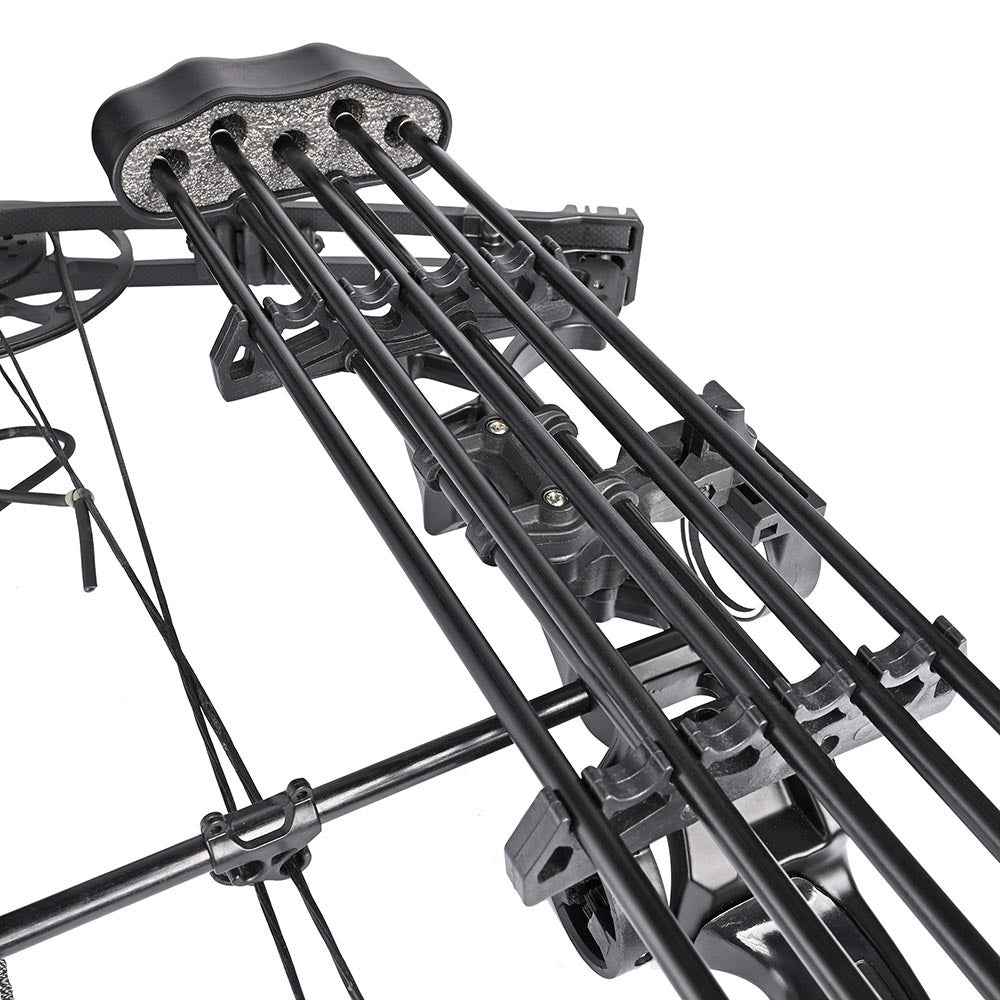 TheLAShop Youth Compound Bow and Arrow Set - 6 Arrows Included | Perfect for Beginners, Outdoor Target Practice & Hunting Training | Lightweight & Adjustable for Teens & Kids