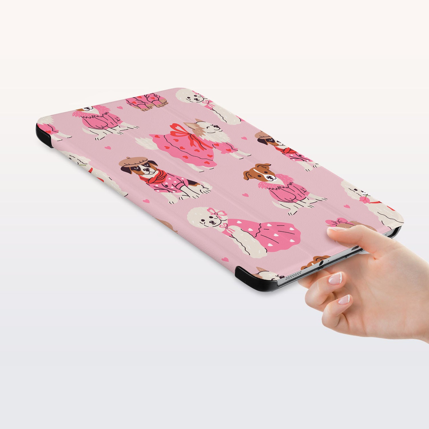 Samsung Tablet Case with Cute Dog Design - Durable Protective Cover for Samsung Galaxy Tab A/S6/S7/S8 - Perfect for Work, School, and Travel