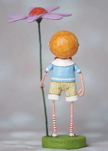 Billy Bloom by Lori Mitchell - Unique Handmade Collectible Doll for Home Decor & Gift Giving | Perfect for Nursery, Kids Room, and Collectors