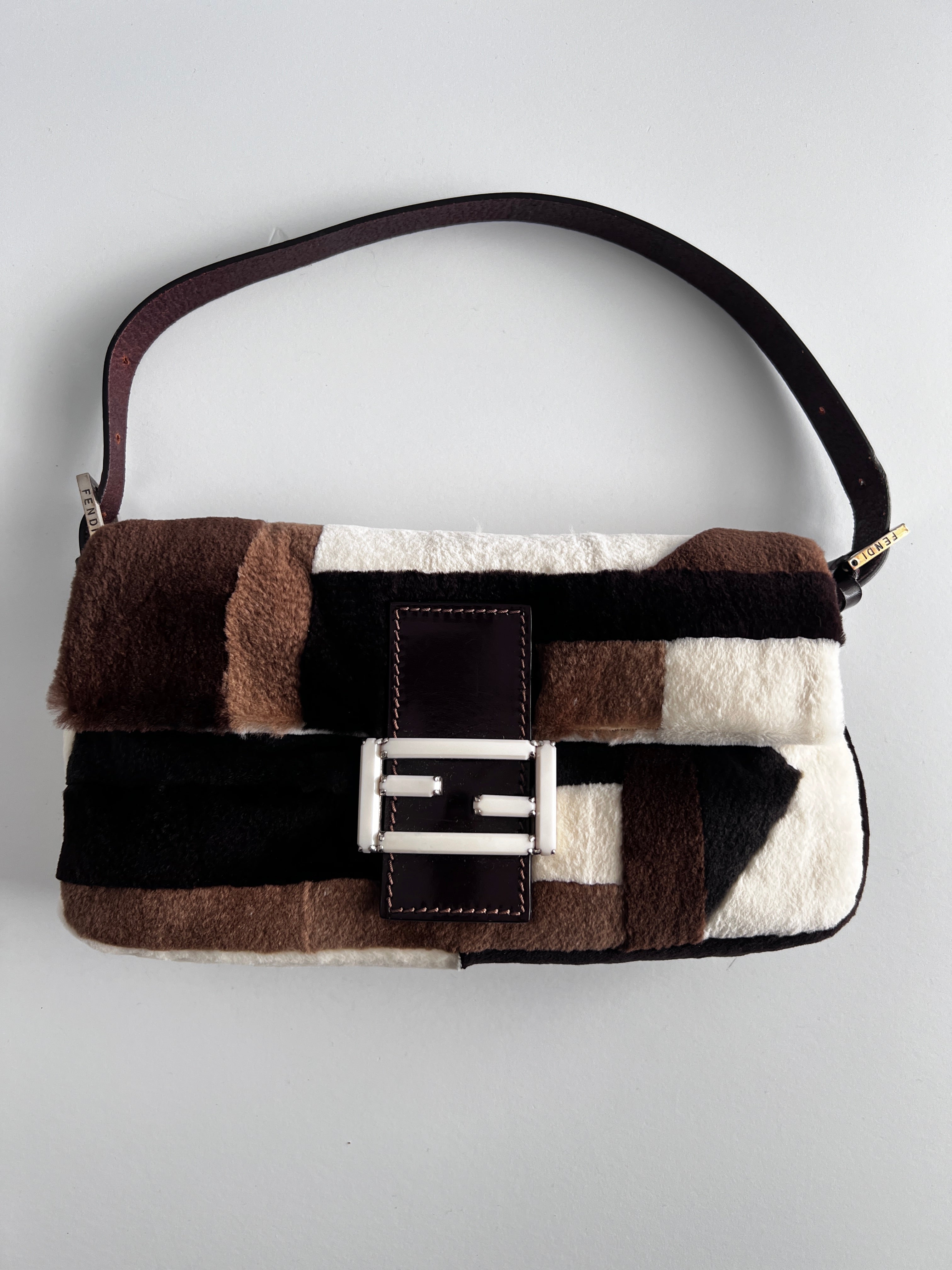 Fendi Special Order Fur Baguette Bag - Luxury Designer Shoulder Purse for Women | Perfect for Evening Parties, Weddings & Special Occasions