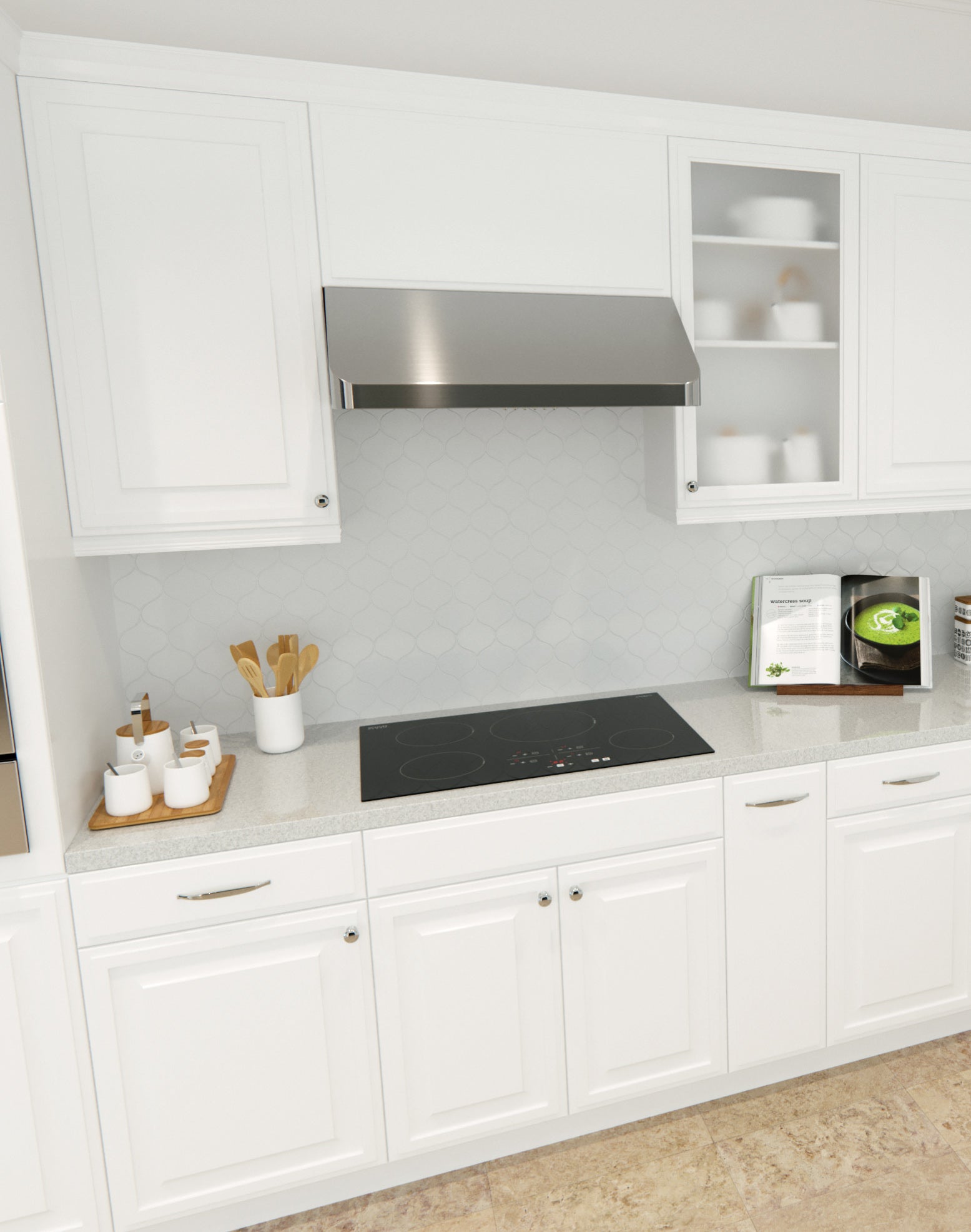 UCR630 30-Inch Professional Chef Hidden 600 CFM Ducted Under Cabinet Range Hood - Powerful Kitchen Ventilation for Smoke & Odor Removal - Perfect for Home Cooking, Grilling, and Heavy-Duty Commercial Use