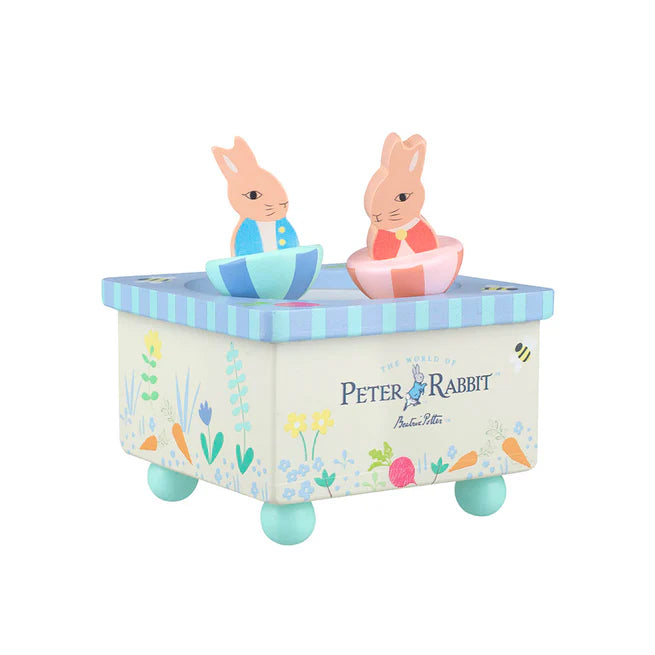 Peter Rabbit Musical Jewelry Box - Handcrafted Gift for Kids, Girls, Women - Perfect for Birthday, Christmas, Baby Shower & Nursery Decor