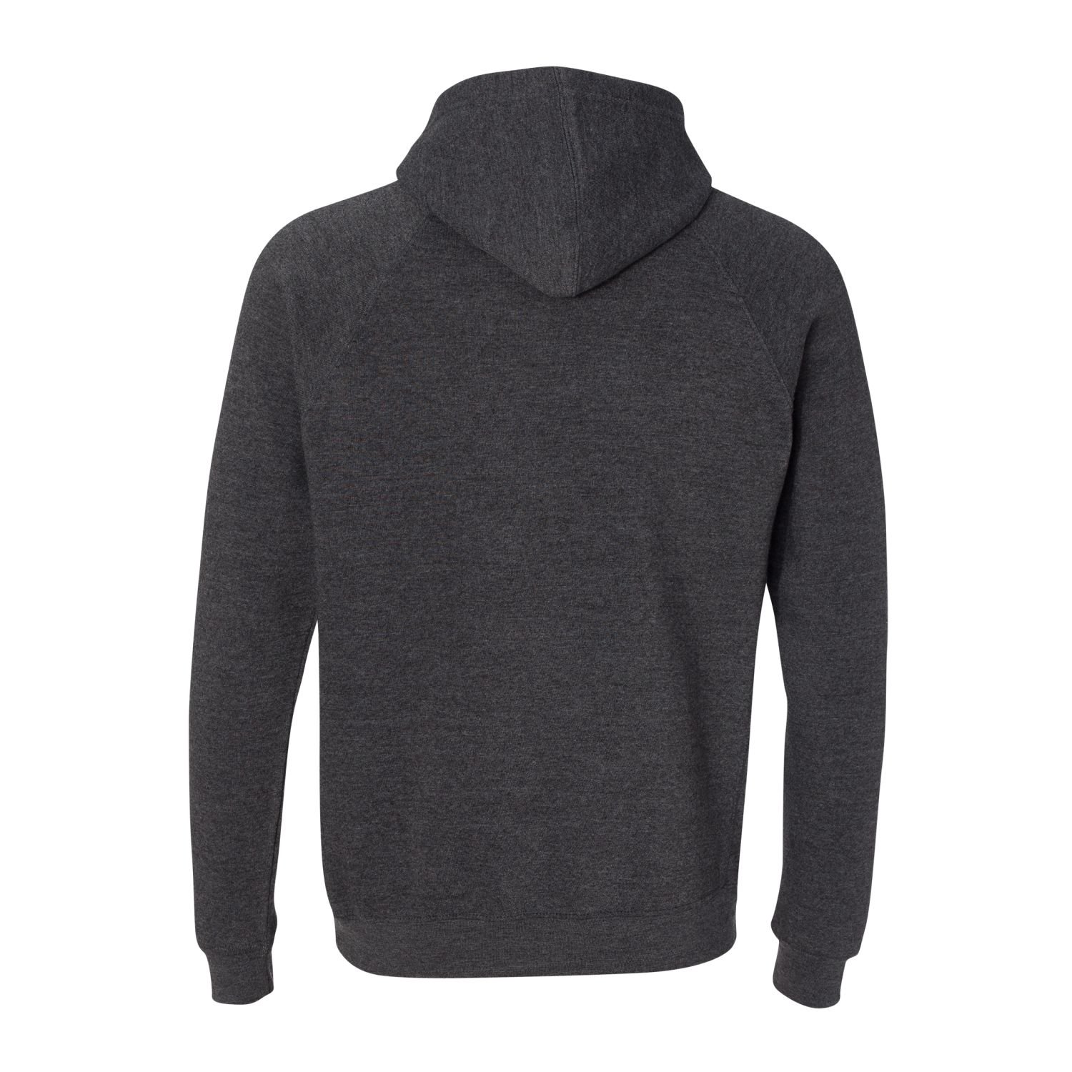 Independent Trading Company Men's Special Blend Raglan Hooded Pullover - Carbon, Large | Comfortable & Stylish Hoodie for Casual Wear, Gym, and Outdoor Activities