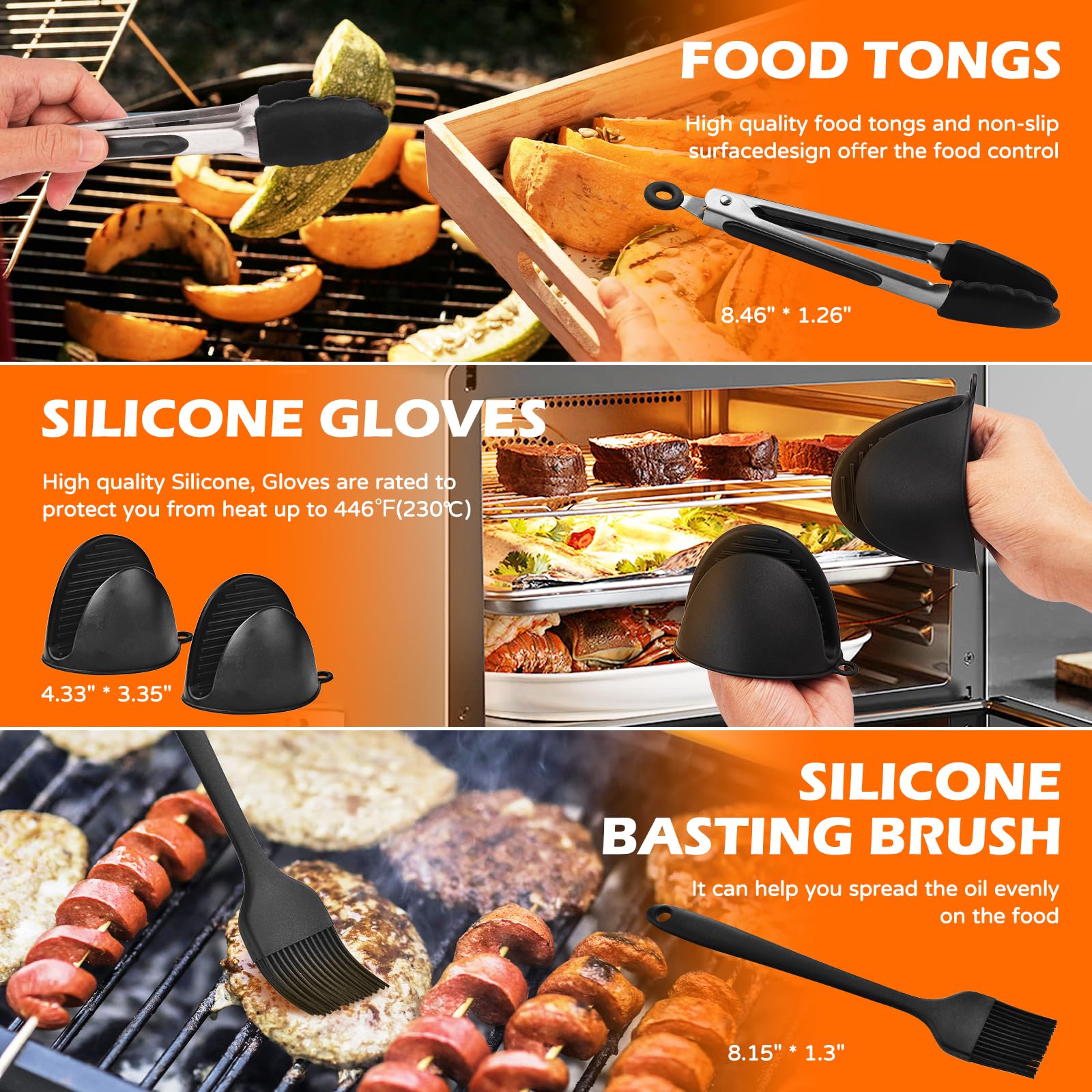 Ninja Air Fryer Accessories Kit - BPA-Free Compatible with Ninja Foodi Max Dual Zone AF400EU AF300EU 7.6L-9.5L & Other Dual Zone Air Fryers - Perfect for Baking, Roasting, and Frying Healthy Meals at Home