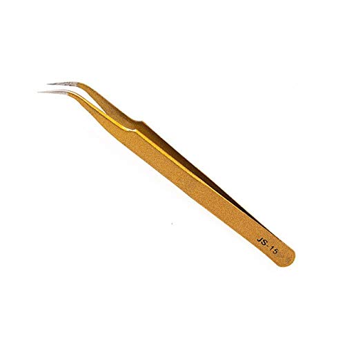 Professional False Eyelash Tweezers - Volume Eyelash Extension Tools (6-Pack) for Precise Application & Styling - Perfect for Salon, Home Use & Makeup Artists