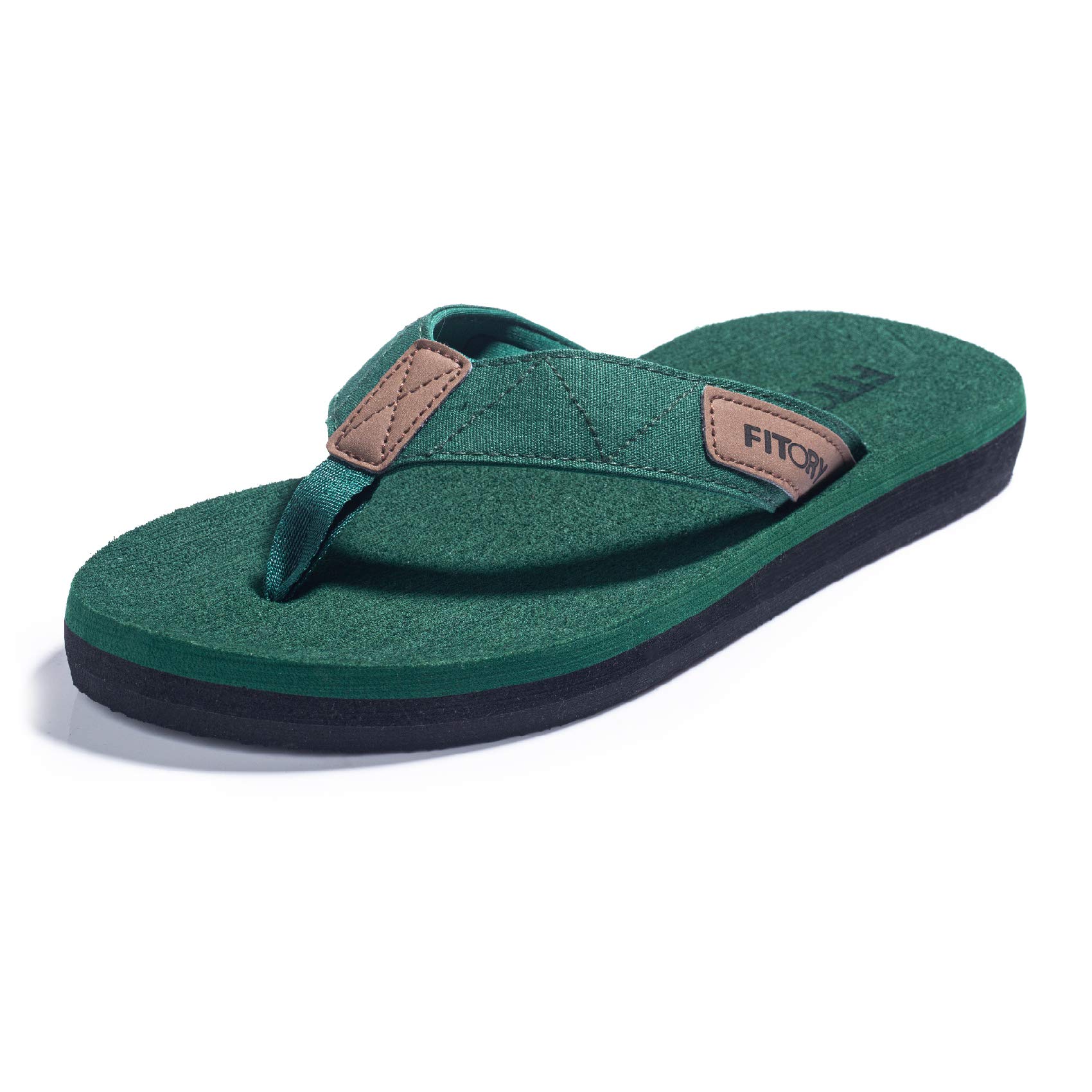 FITORY Men's Comfortable Flip Flops Sandals - Lightweight Beach Slippers for Men Size 6-15 | Perfect for Pool, Vacation, and Summer Outdoor Activities