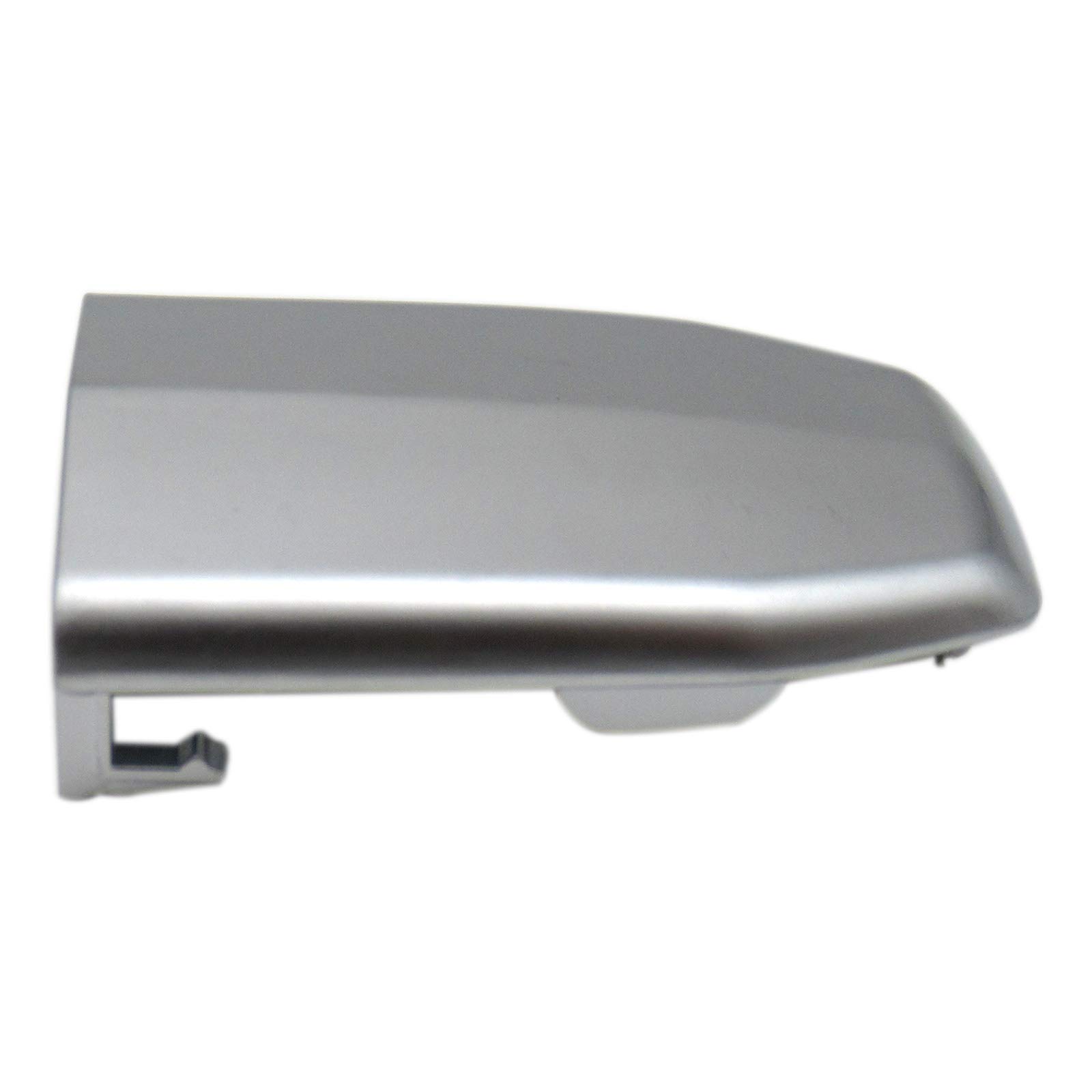 Chrome Front Door Handle Lock Cylinder Cover Compatible with 2015-2018 Cadillac Escalade - Secure & Stylish Replacement for Enhanced Vehicle Protection
