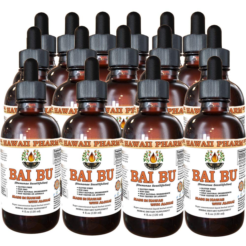 Stemona Root Liquid Extract (Bai Bu Tincture) - 15x4 oz Herbal Supplement for Cough Relief & Respiratory Support | Natural Remedy for Dry Cough, Bronchitis & Asthma