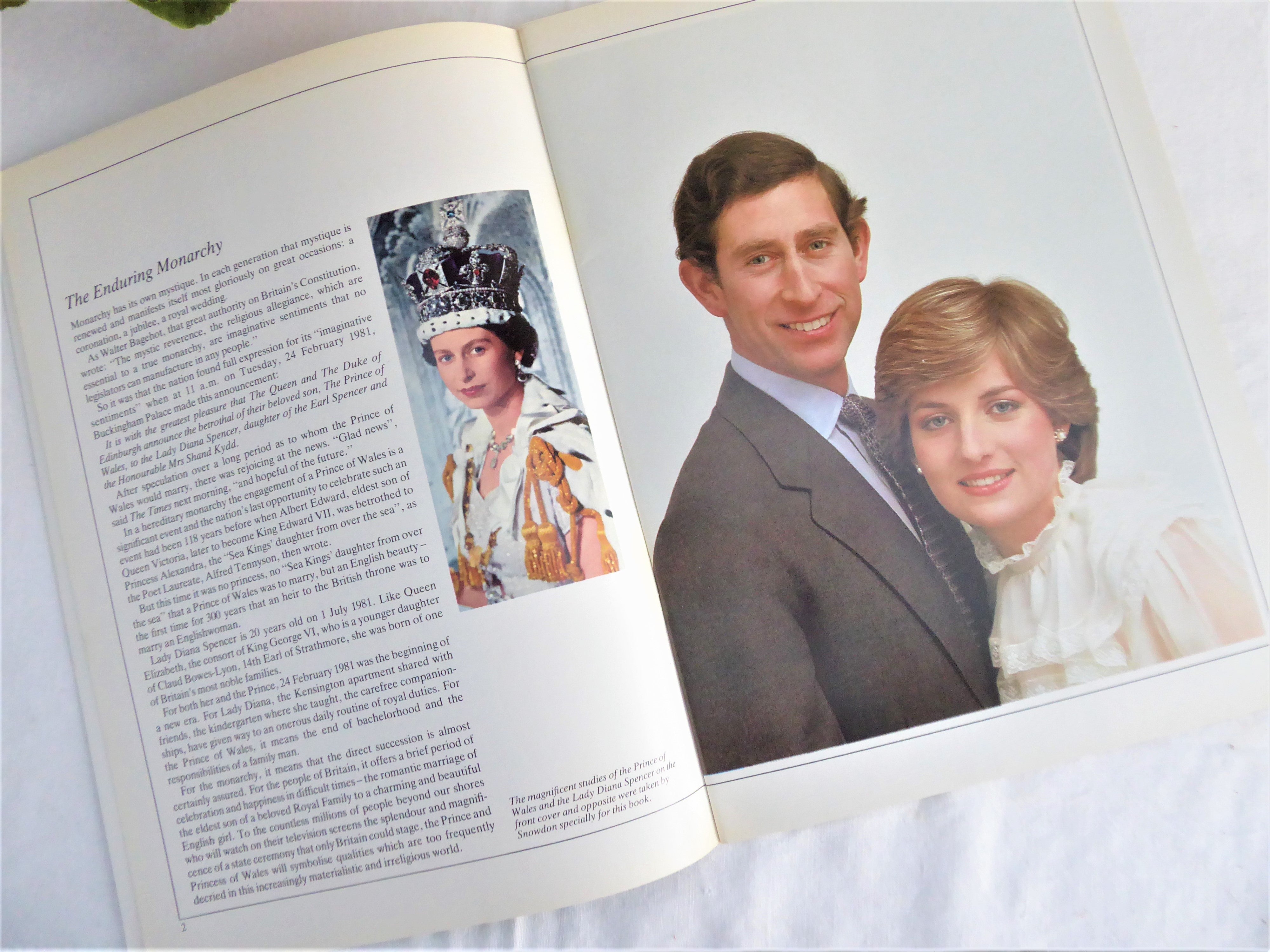 Royal Wedding Charles and Diana 1981 Commemorative Program - Rare Collectible with High-Quality Photos | Perfect for Royal Memorabilia Collectors, History Enthusiasts, and Wedding Inspiration