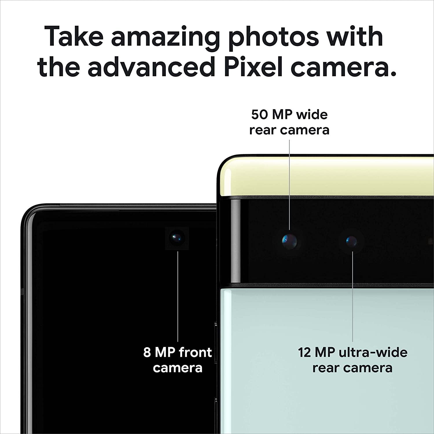 Google Pixel 6 5G Unlocked Smartphone (128GB, 8GB RAM) - 6.4