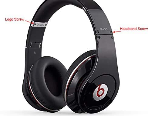 Zotech Replacement 8 Headset Screws + Screwdriver Kit for Monster Beats by Dr. Dre Studio/Studio 2.0/Wireless Headphones - Repair Tool for Headband Fixing & Maintenance (Perfect for DIY Headphone Repairs at Home)