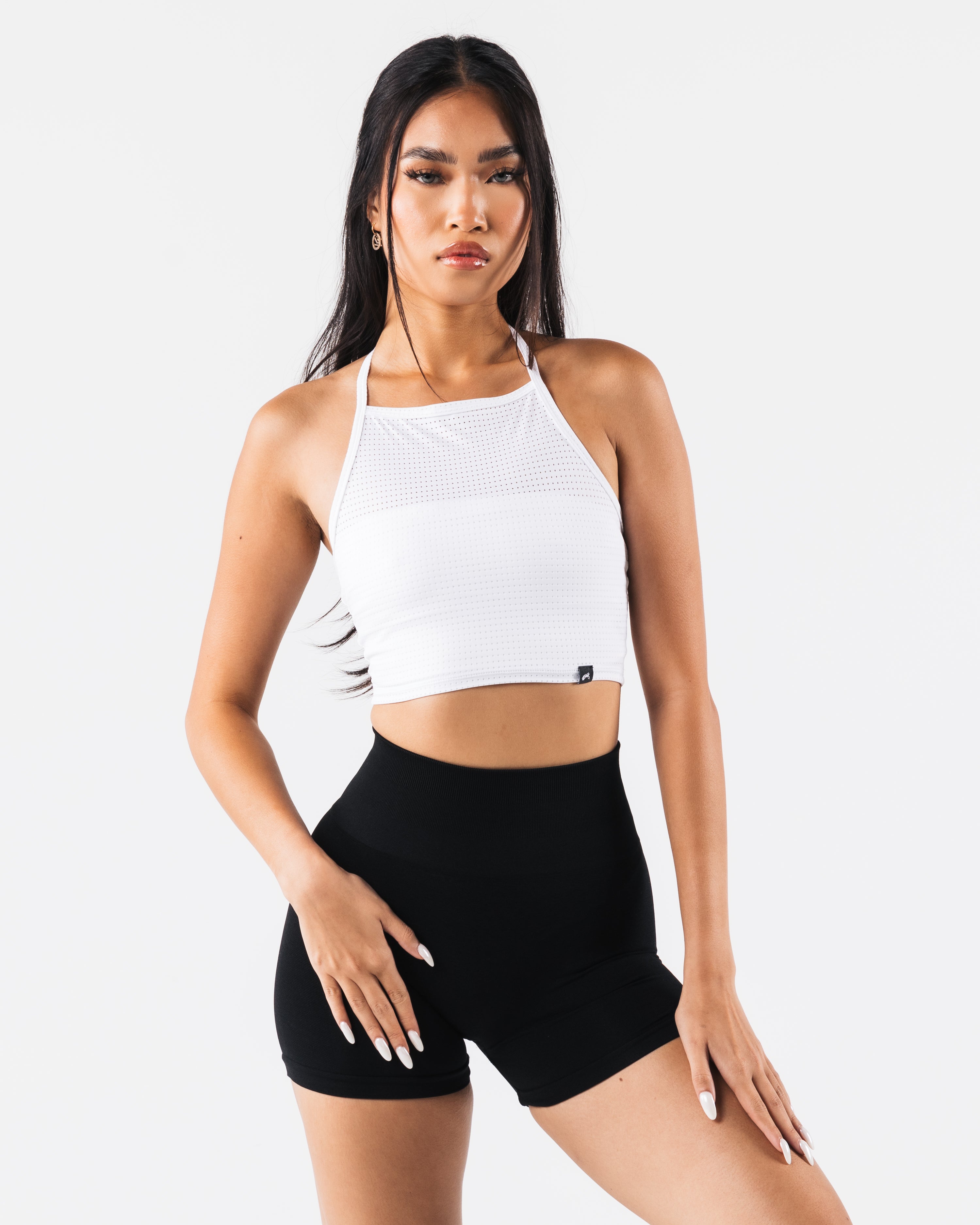 Margo Mesh Tank Top for Women - Breathable White Summer Casual Shirt | Perfect for Beach, Gym, and Everyday Wear