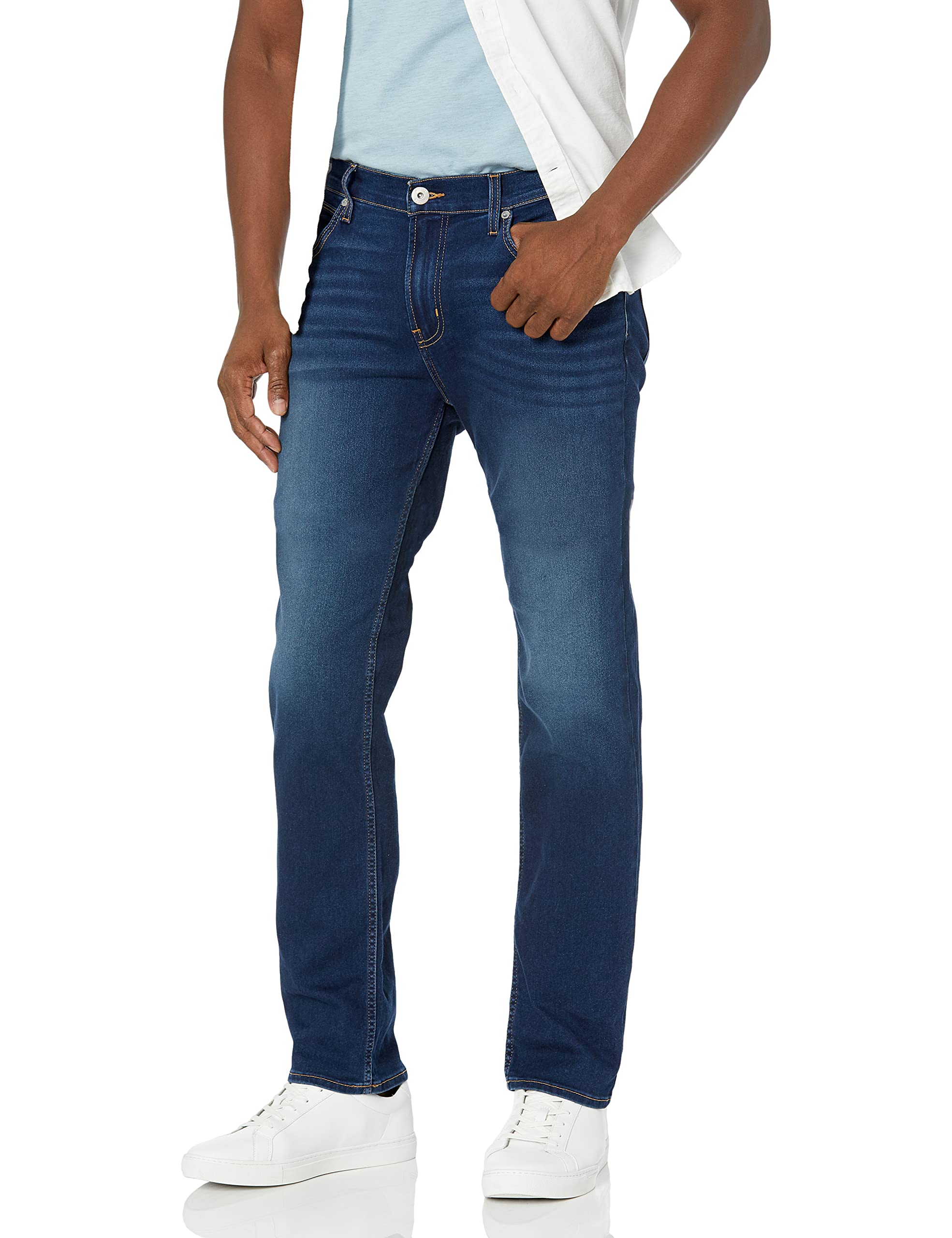 HUDSON Men's Byron Straight Leg Jean - Classic Fit Denim Pants for Casual Wear & Everyday Style | Perfect for Work, Weekend & Outings