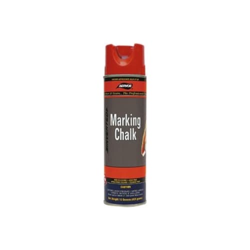 Aervoe 216 15 oz. Red Marking Chalk Spray - Temporary Paint for Construction, Landscaping & DIY Projects - High Visibility Chalk Line Spray for Outdoor Use