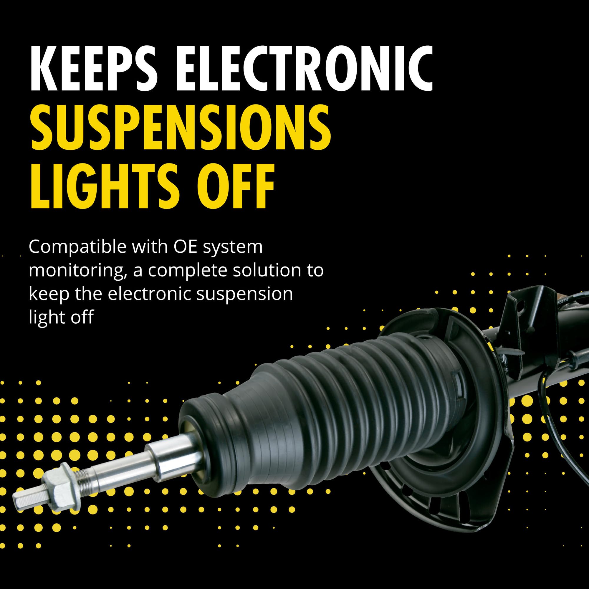 Monroe 40038 Shock Absorber - Premium Replacement Shocks for Smooth Ride | Compatible with Various Vehicles | Ideal for Off-Road, Daily Commute & Towing