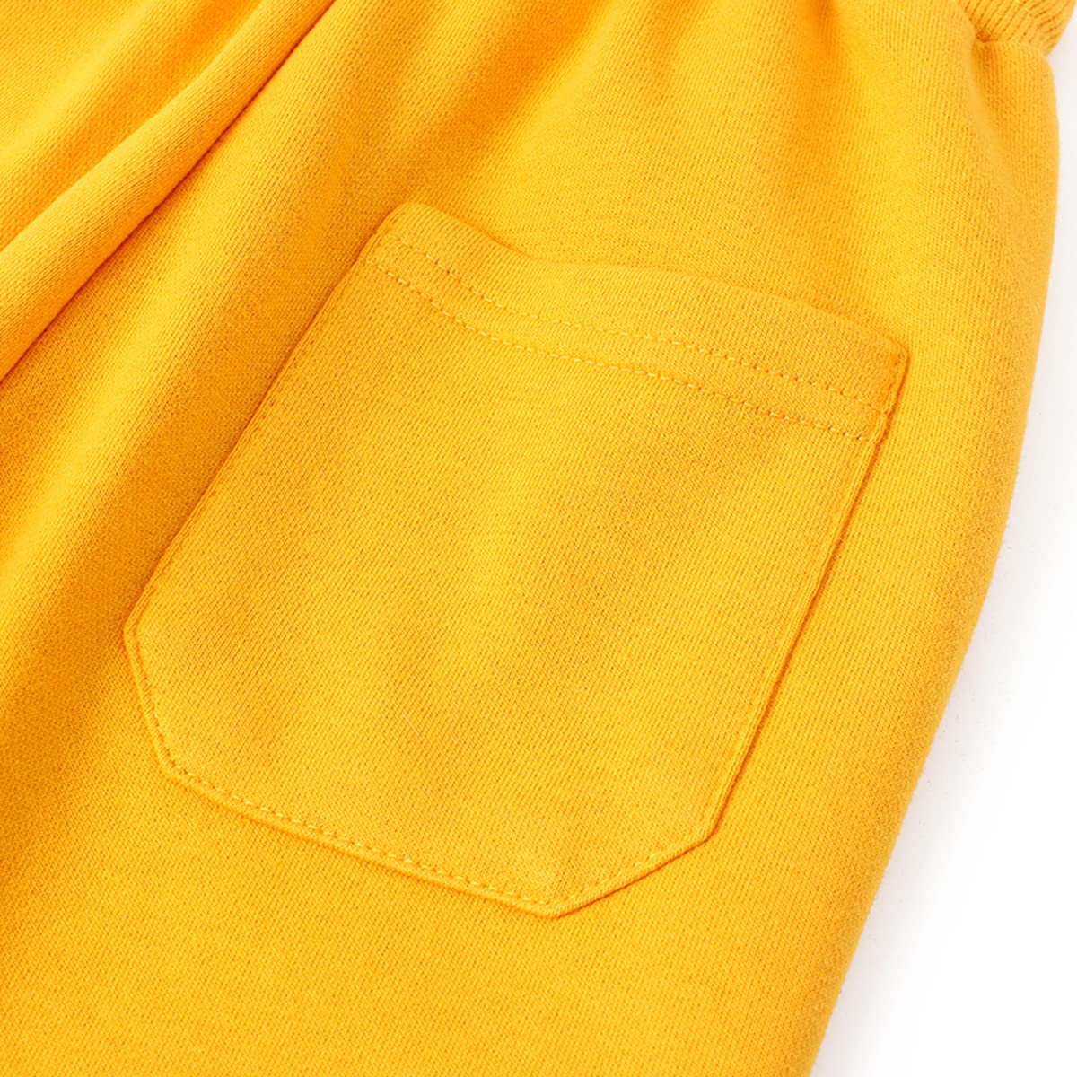 Unisex Kids Cotton Sweatpants with Drawstring - Comfortable Plain Jogger Pants for Boys & Girls Ages 5-14 - Perfect for School, Play & Sports Activities