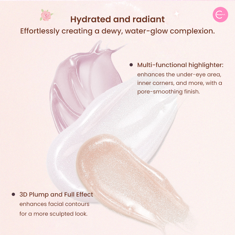 JILL LEEN Dewy Glow Balm - Hydrating Lip & Cheek Tint for Natural Makeup Look | Perfect for Daily Wear & Special Occasions