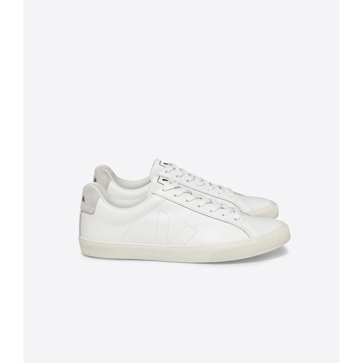Veja Women's Esplar Leather Sneakers - Extra White | Vegan Eco-Friendly Casual Shoes for Women | Perfect for Work, Travel & Everyday Wear