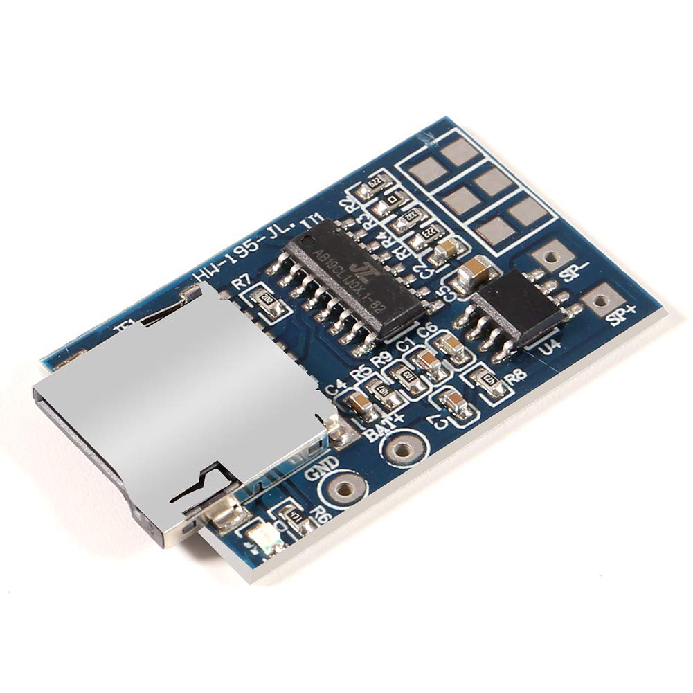 10PCS TF Card MP3 Decoder Player Module with Audio Amplifier - Micro USB 3.75V Power Supply for DIY Audio Projects, Car MP3 Player, Home Stereo System Upgrade