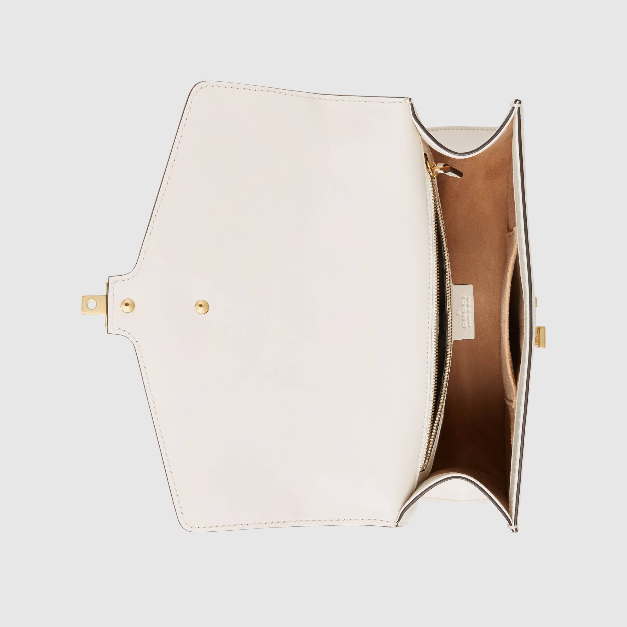 Gucci Sylvie Small Shoulder Bag in Off White | Luxury Leather Crossbody Purse for Women | Perfect for Date Night & Office Wear