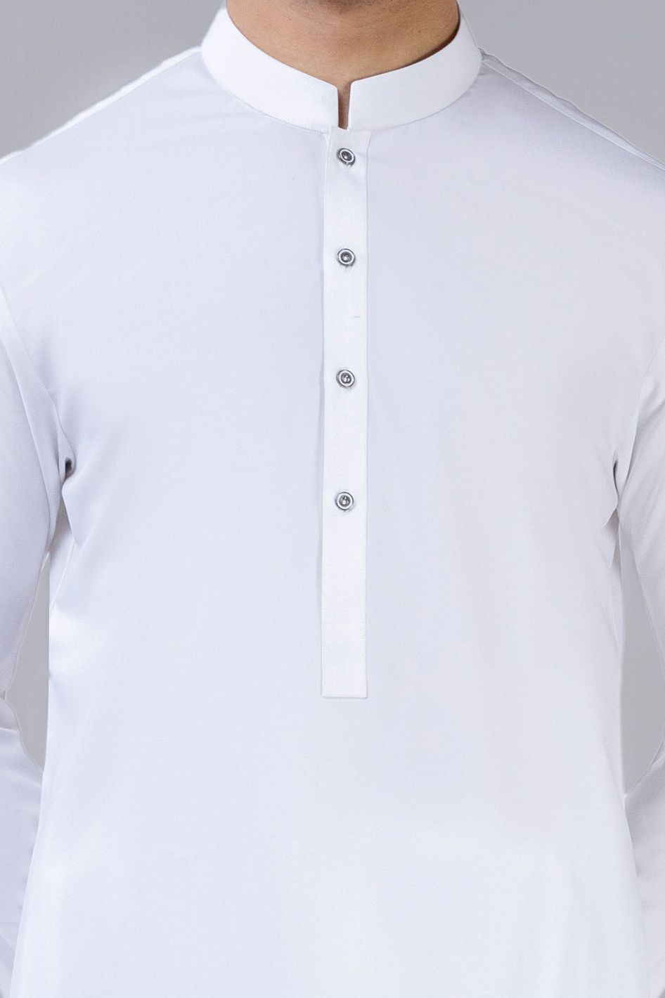 Blended Boski White Shalwar Kameez by J. Junaid Jamshed | Premium Pakistani Traditional Outfit for Men | Perfect for Eid, Weddings & Special Occasions