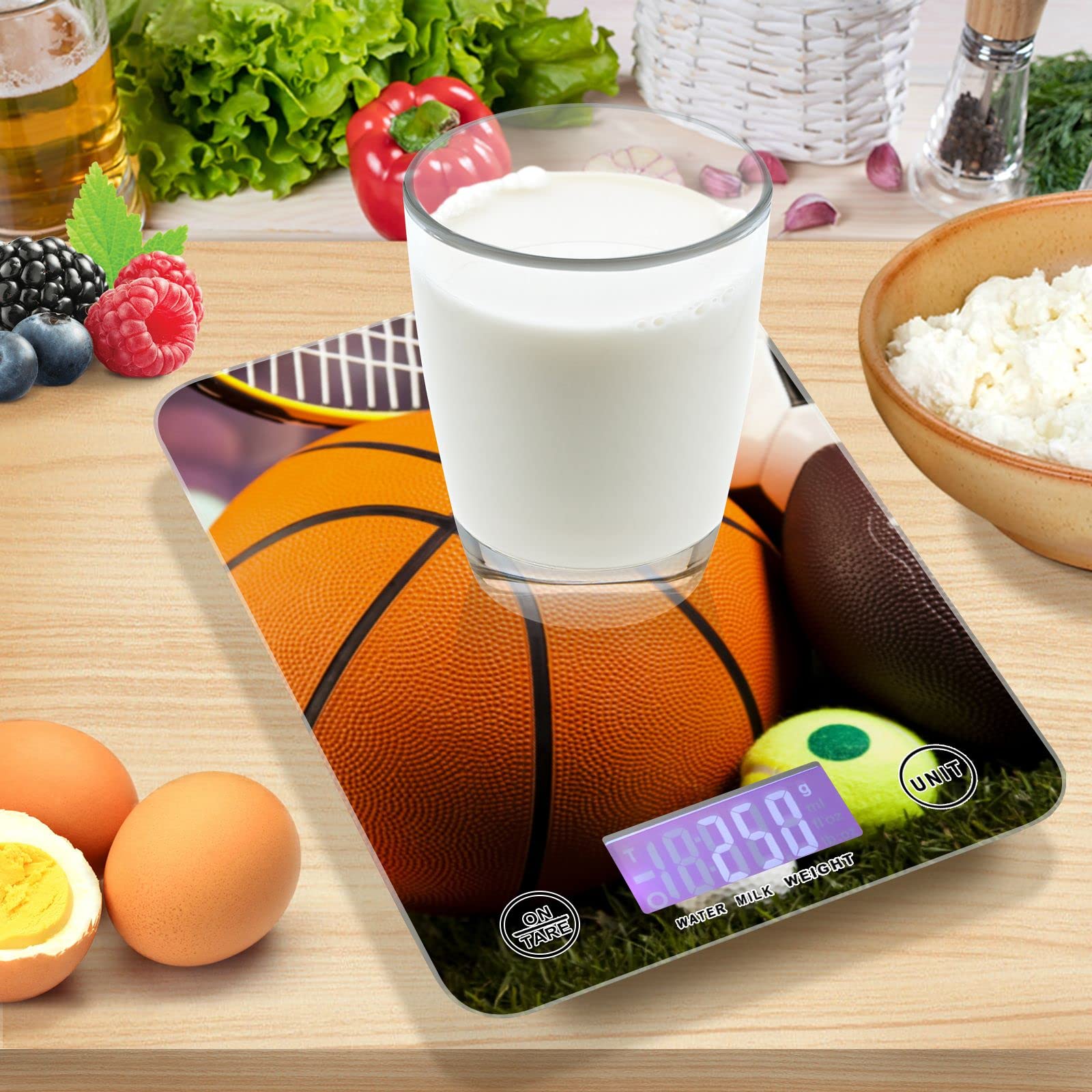Precision Digital Kitchen Scale - Waterproof Food Scale for Cooking & Baking (Measures in Ounces & Grams) | Ideal for Meal Prep, Weight Loss & Sports Nutrition