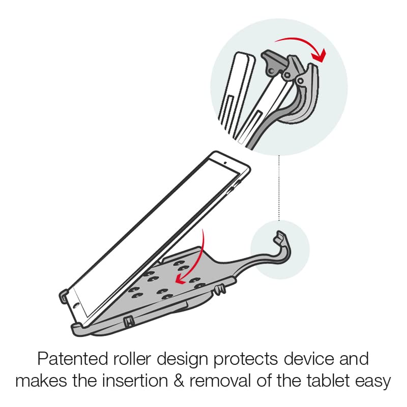 RAM MOUNTS EZ-Roll'r Cradle for Apple iPad Mini 6 RAM-HOL-AP36U Compatible with RAM B 1\