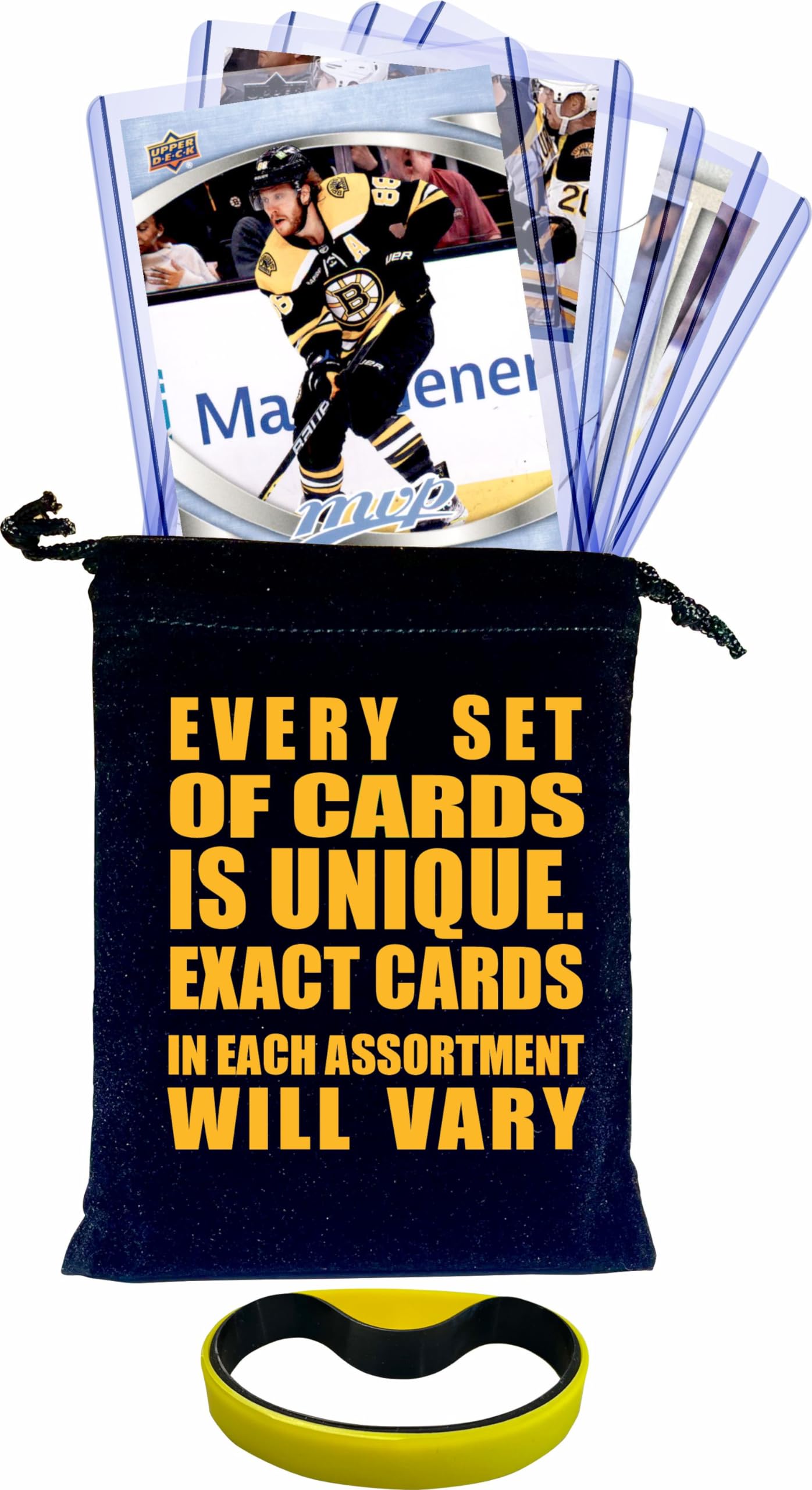 David Pastrnak (5) Assorted Boston Bruins Hockey Cards - Perfect for Collectors, Fans & Sports Memorabilia Gifts