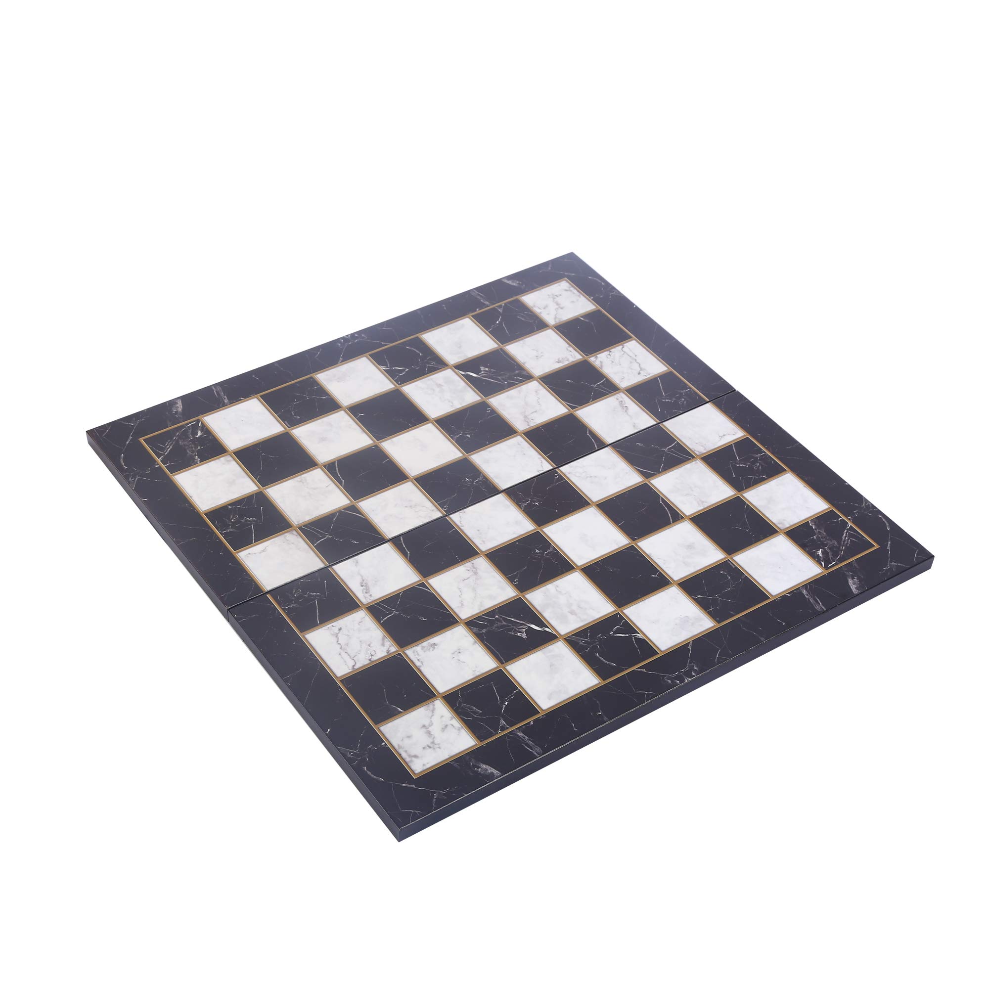Handmade Boxwood Staunton Chess Set for Adults - 3.5 Inch King with Marble Design Wood Chess Board | Perfect for Home Decor, Game Nights & Gift Giving