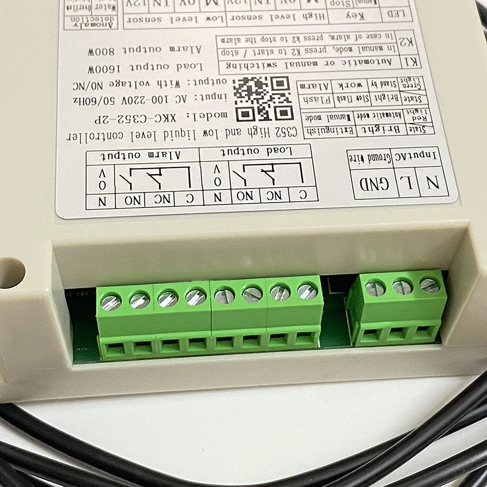 Taidacent Automatic Water Level Controller for Water Pump - 1M Non-Contact Water Level Sensor Probe | Perfect for Home, Garden, and Industrial Water Management Systems