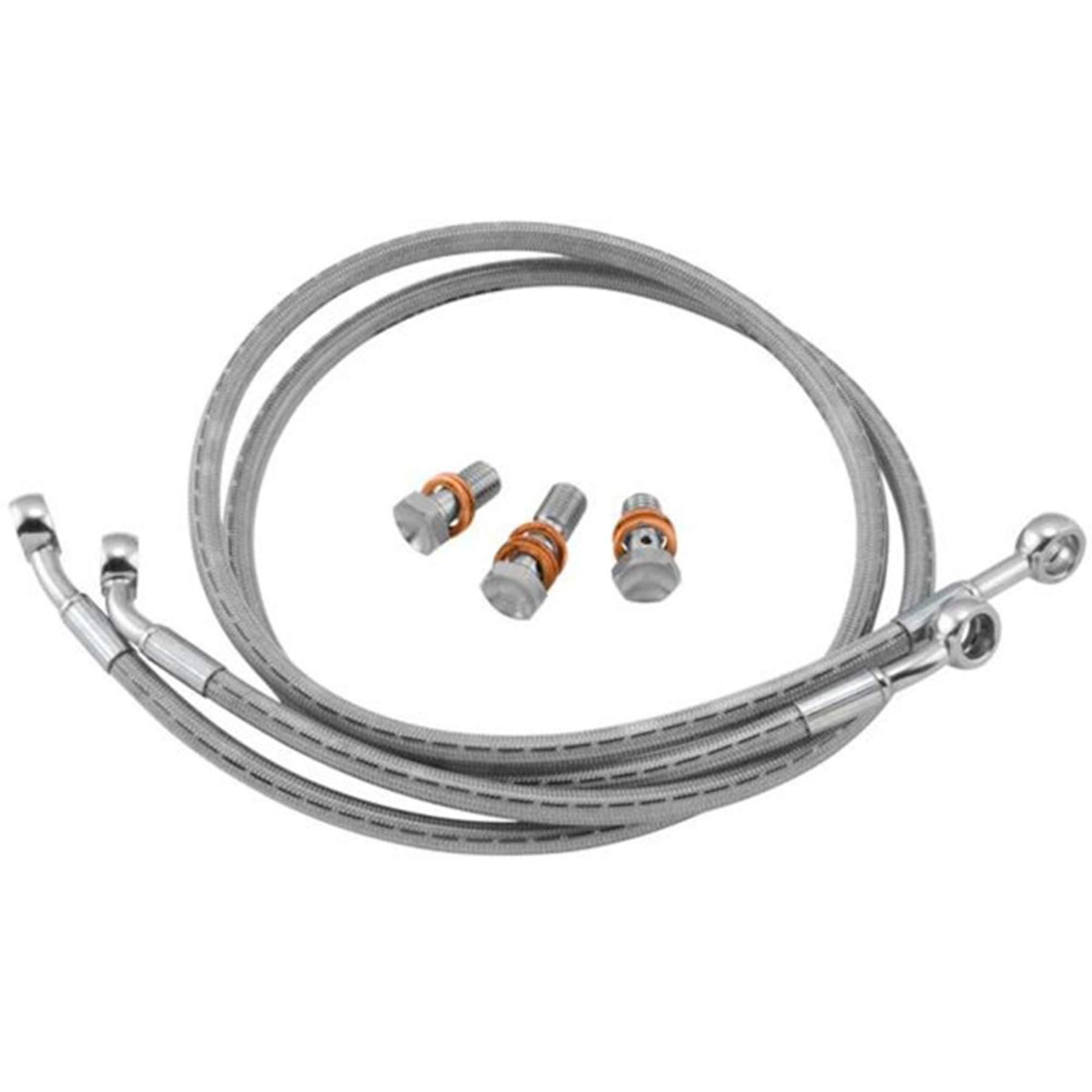 High-Performance Sportbike Brake Line Kit for 2014 Kawasaki ZX1000 Ninja 1000 ABS - Stainless Steel Braided Lines for Enhanced Stopping Power - Perfect for Track Days, Street Riding & Performance Upgrades