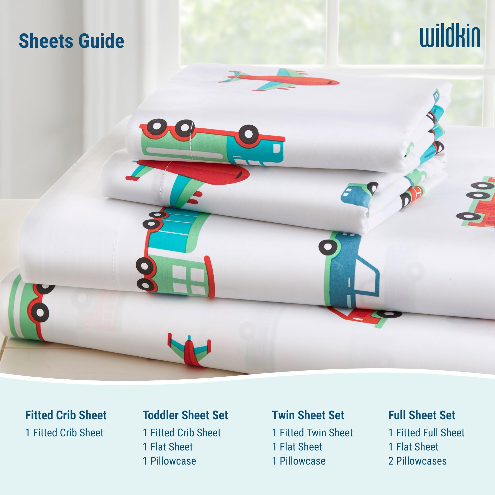 Wildkin 100% Cotton Hypoallergenic Toddler Pillowcase - 19 x 13.5 Inches Kids Pillow Cover for Boys & Girls | Dinosaur Theme | Perfect for Nursery, Daycare & Travel (Jurassic Dinosaurs Design)