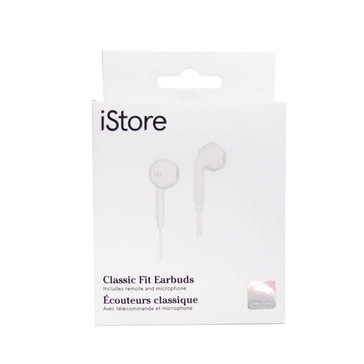 iStore Classic Fit Wireless Earbuds - Bluetooth 5.0, Noise Cancelling, 24H Playtime (Off White) | Perfect for Gym, Running, Commuting & Workouts